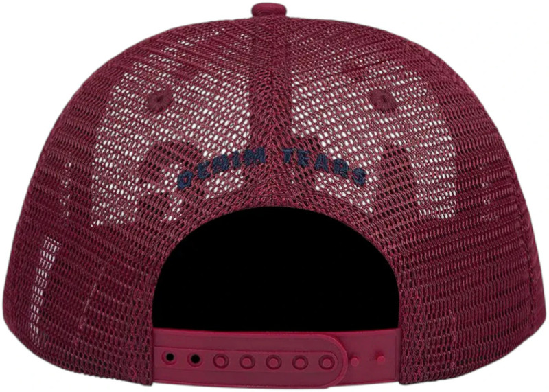 DENIM TEARS Denim Tears ADG Mesh Cap Burgundy outlook