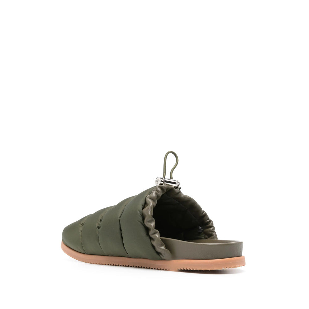 Moncler Green Slippers Women - 4