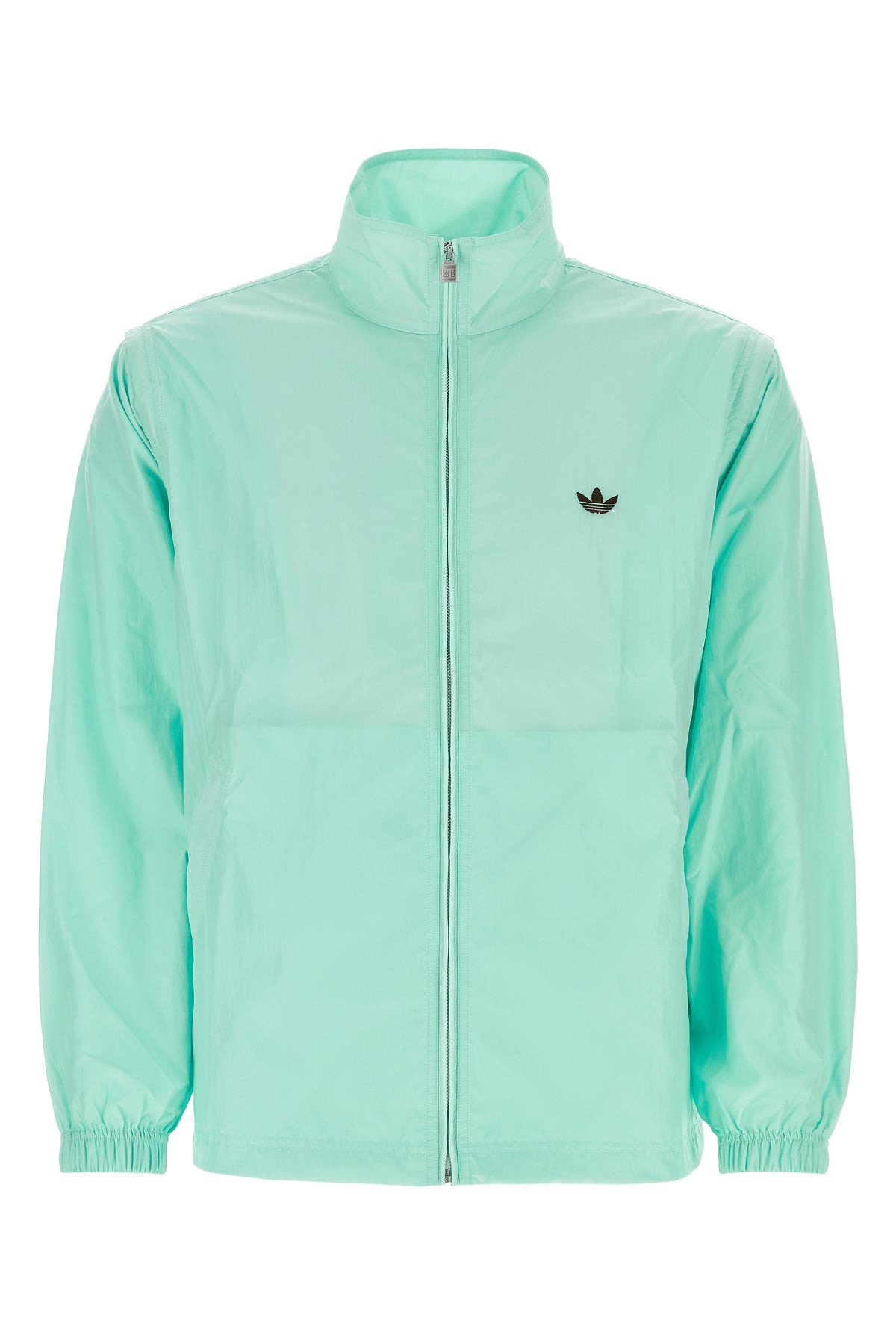 Sea green nylon windbreaker - 1