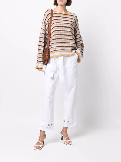 See by Chloé striped knitted jumper outlook