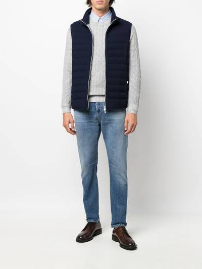 Brunello Cucinelli cable-knit cashmere jumper outlook