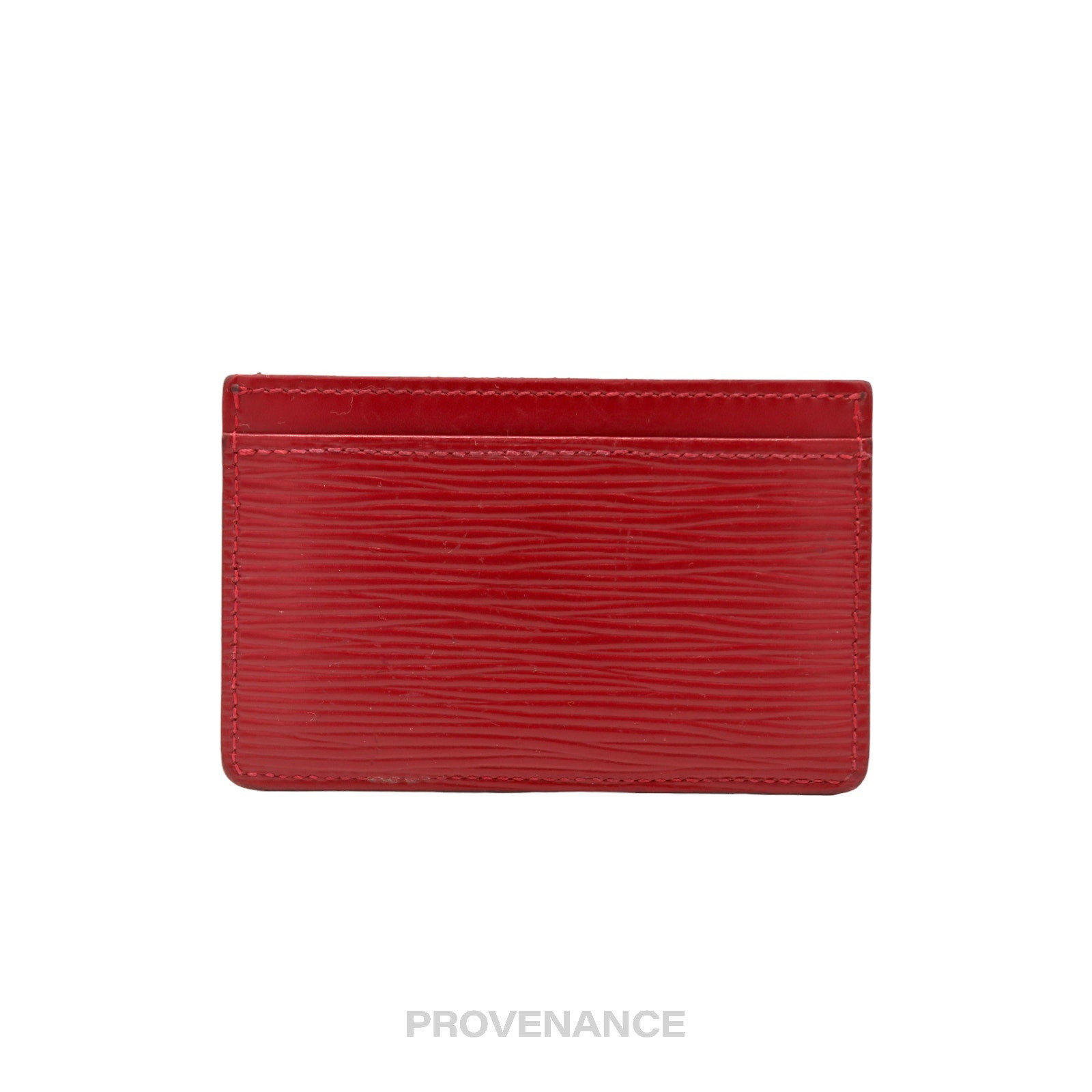 Louis Vuitton Card Holder Wallet - Red Epi Leather - 3