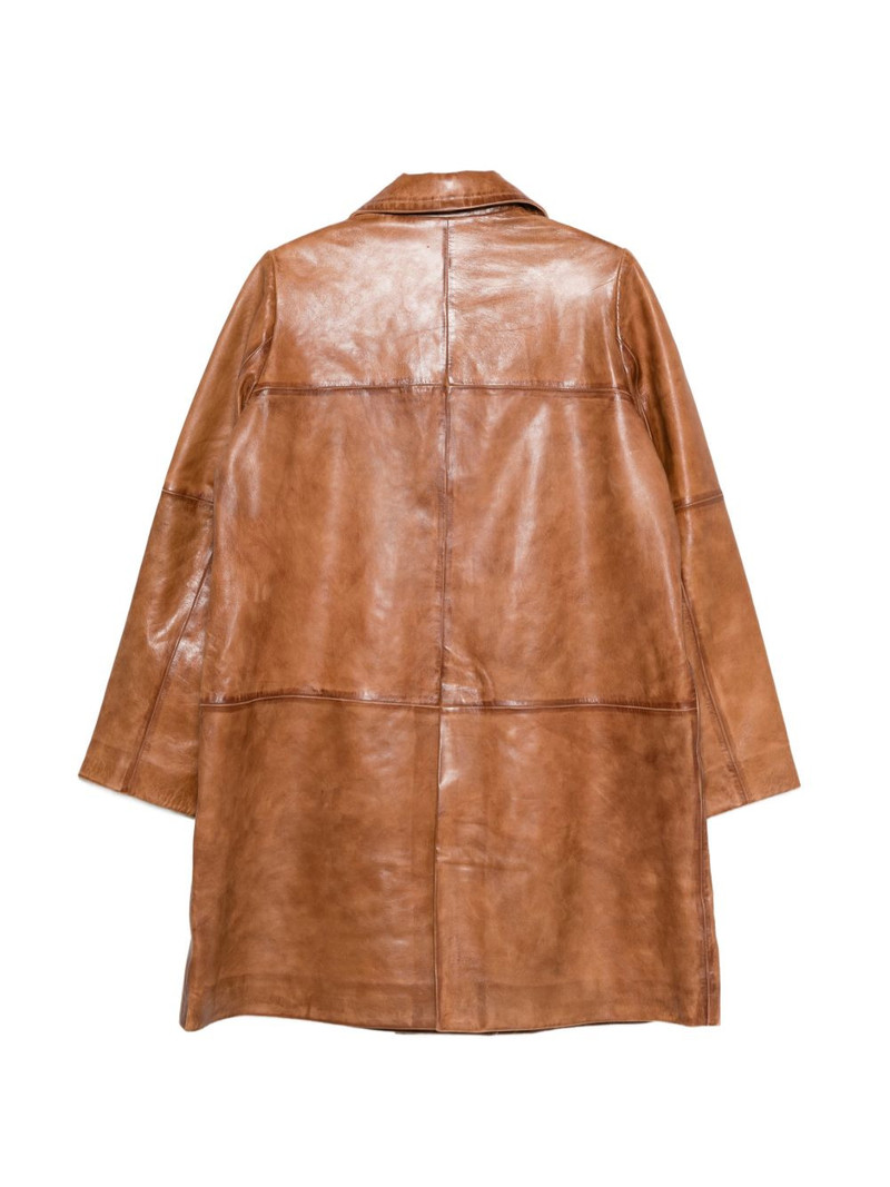 HERSKIND Shelly leather coat outlook
