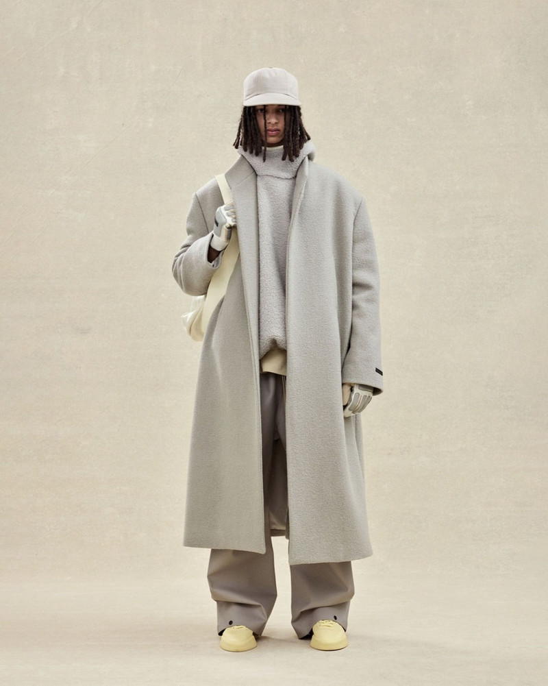 Fear of God Boiled Wool Stand Collar Overcoat outlook