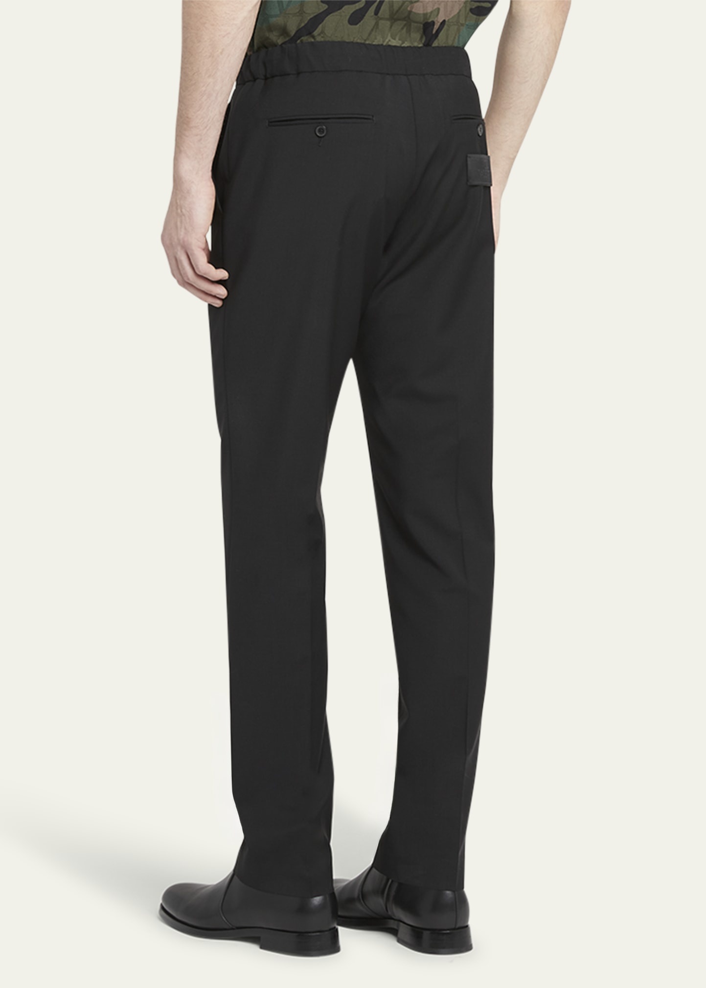 Men's Pintuck Elastic-Waist Pants - 3