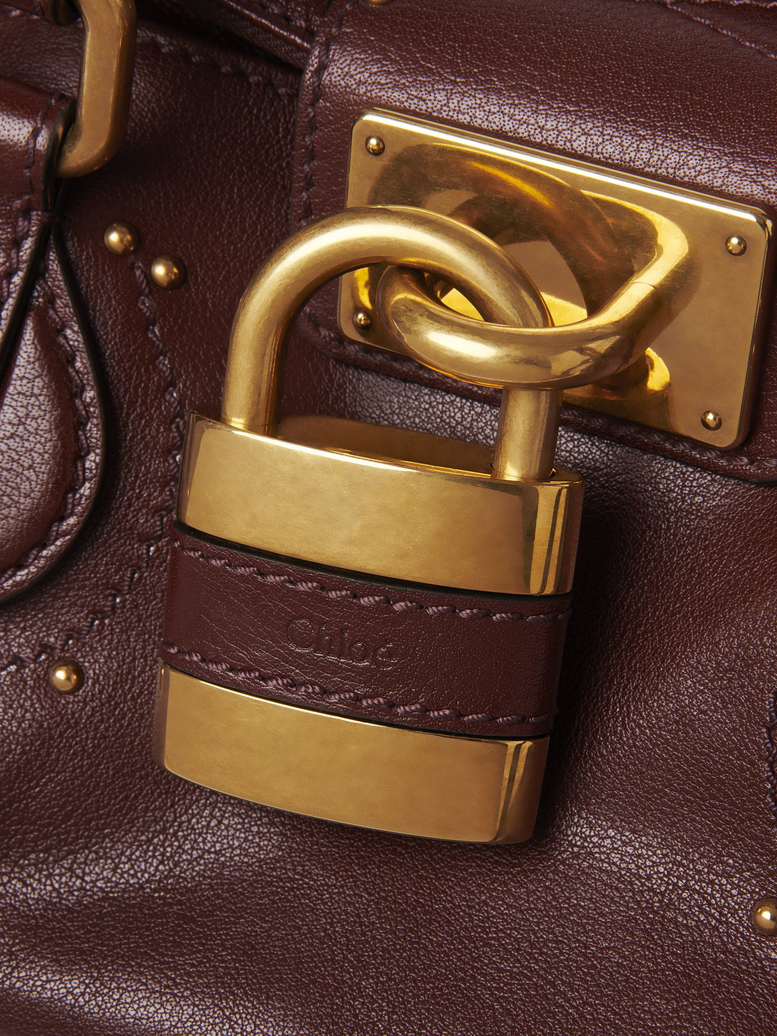 PADDINGTON BAG IN GRAINED LEATHER - 7