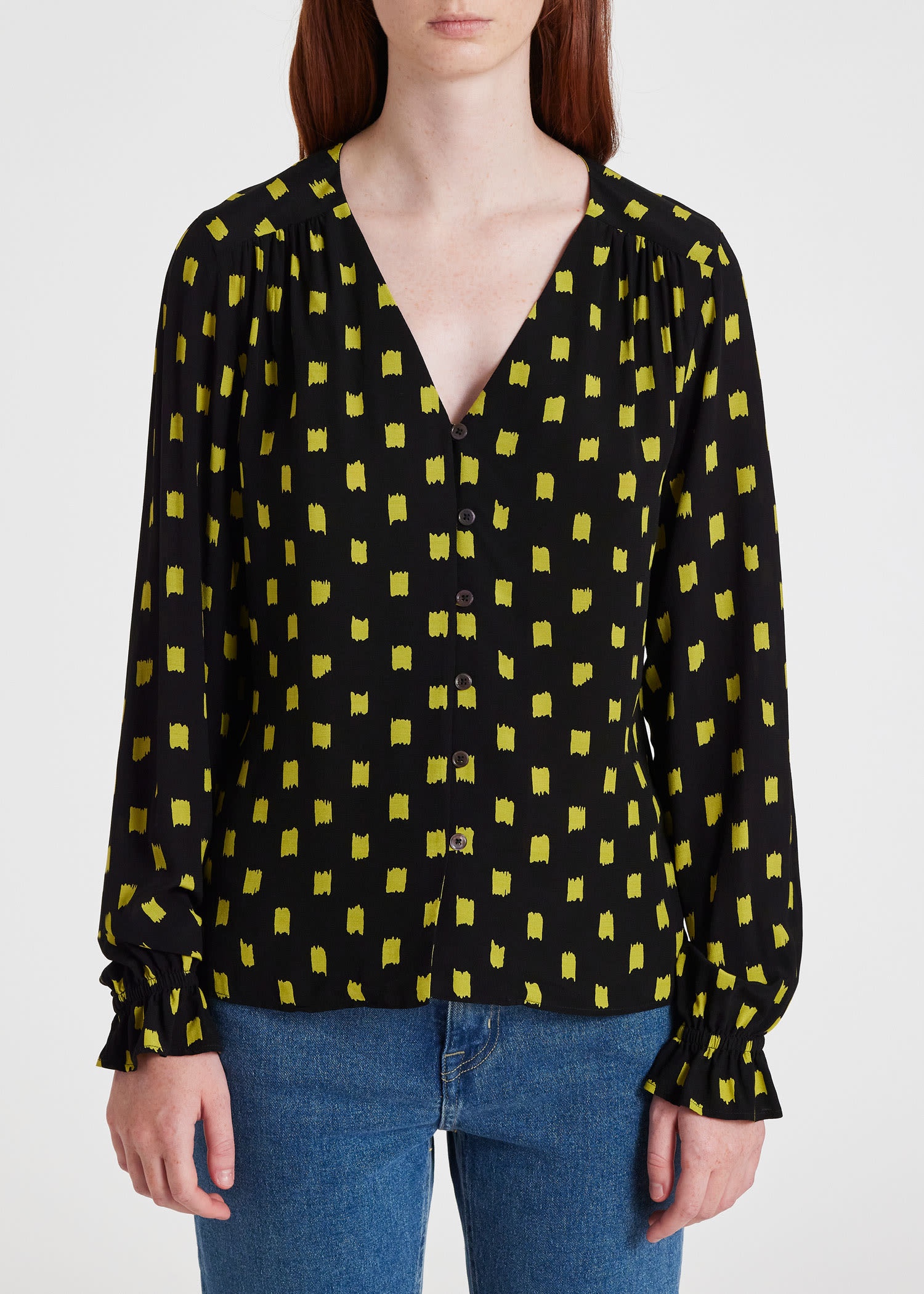 Brushstroke Spot Top - 4