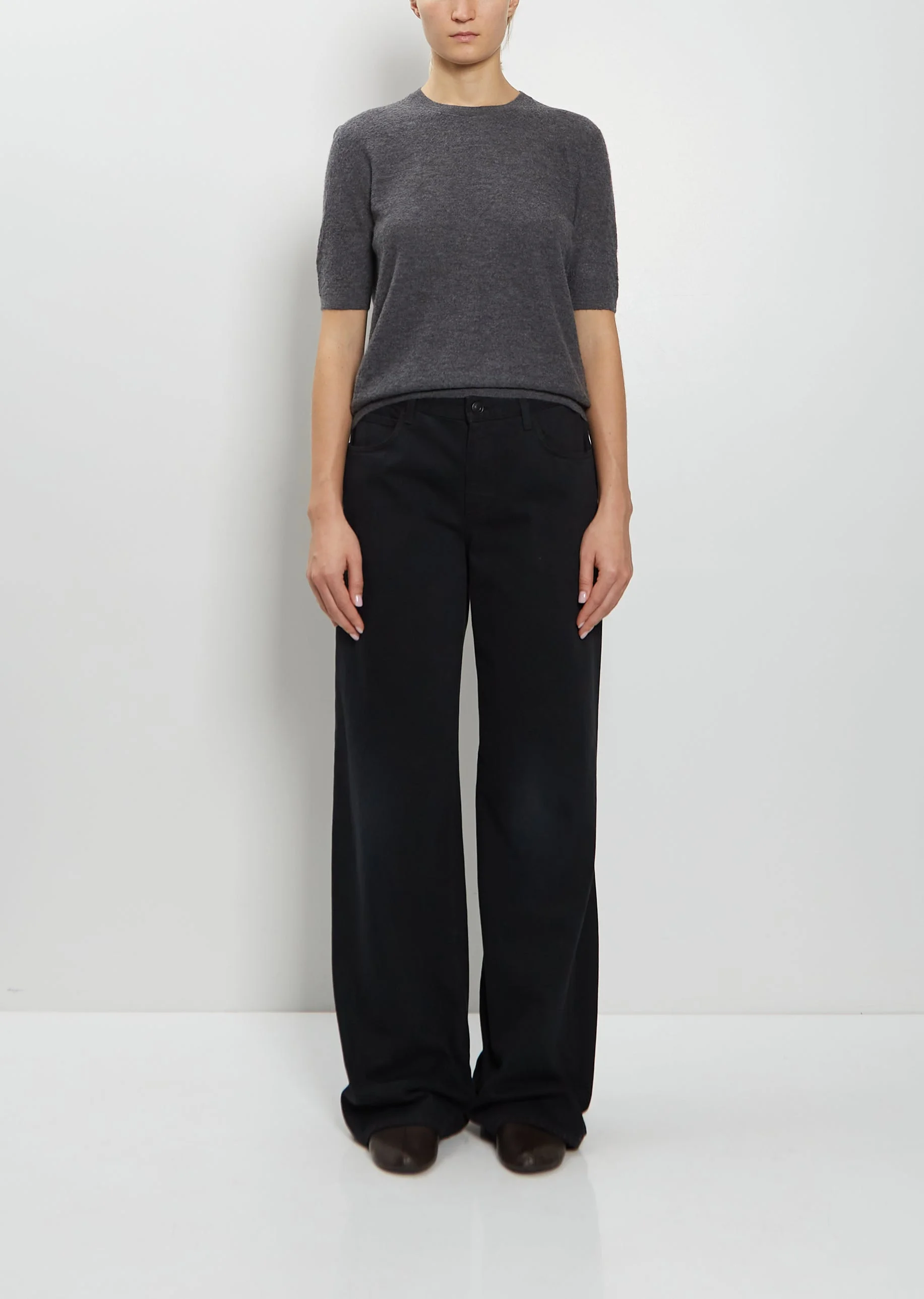 Eglitta Cotton Jean — Black - 1