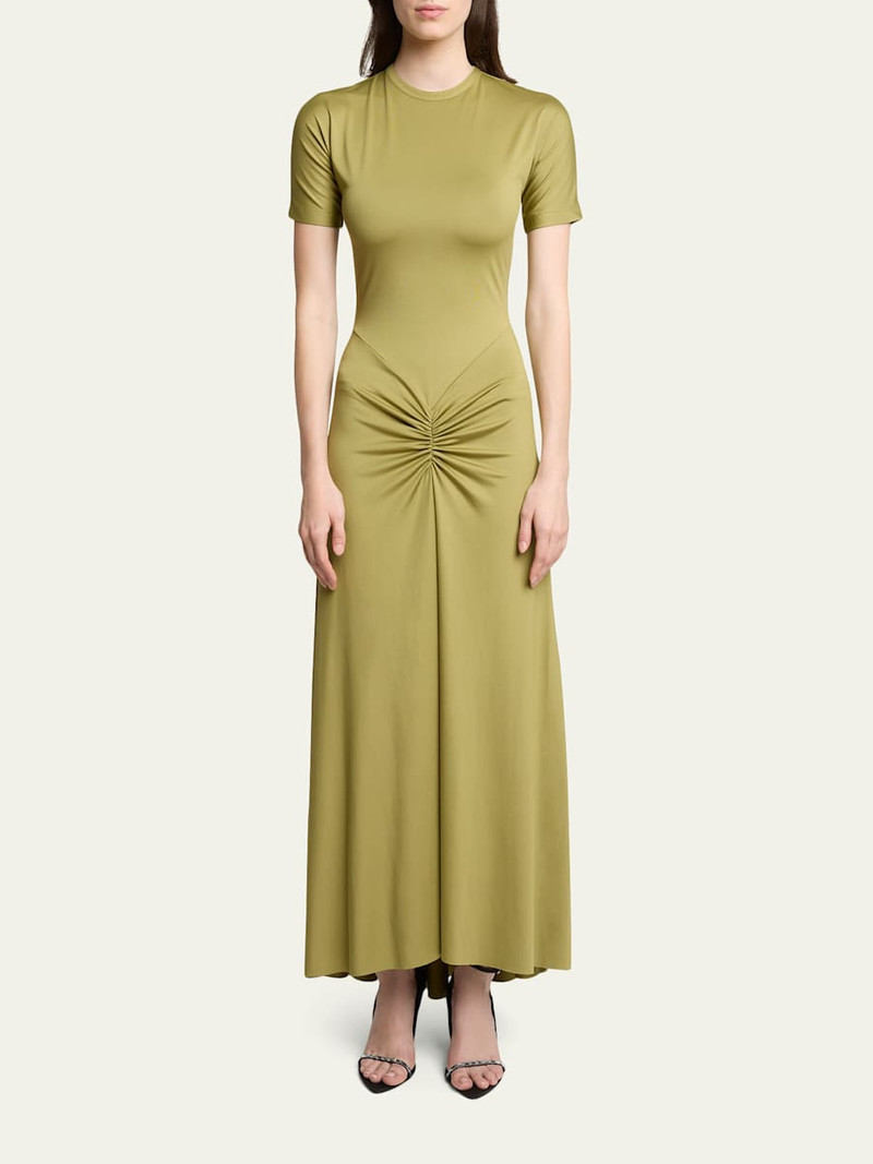 Victoria Beckham Blaire Gathered Waist Midi Dress outlook
