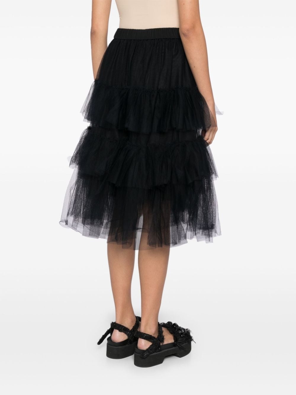 tiered tulle skirt - 4