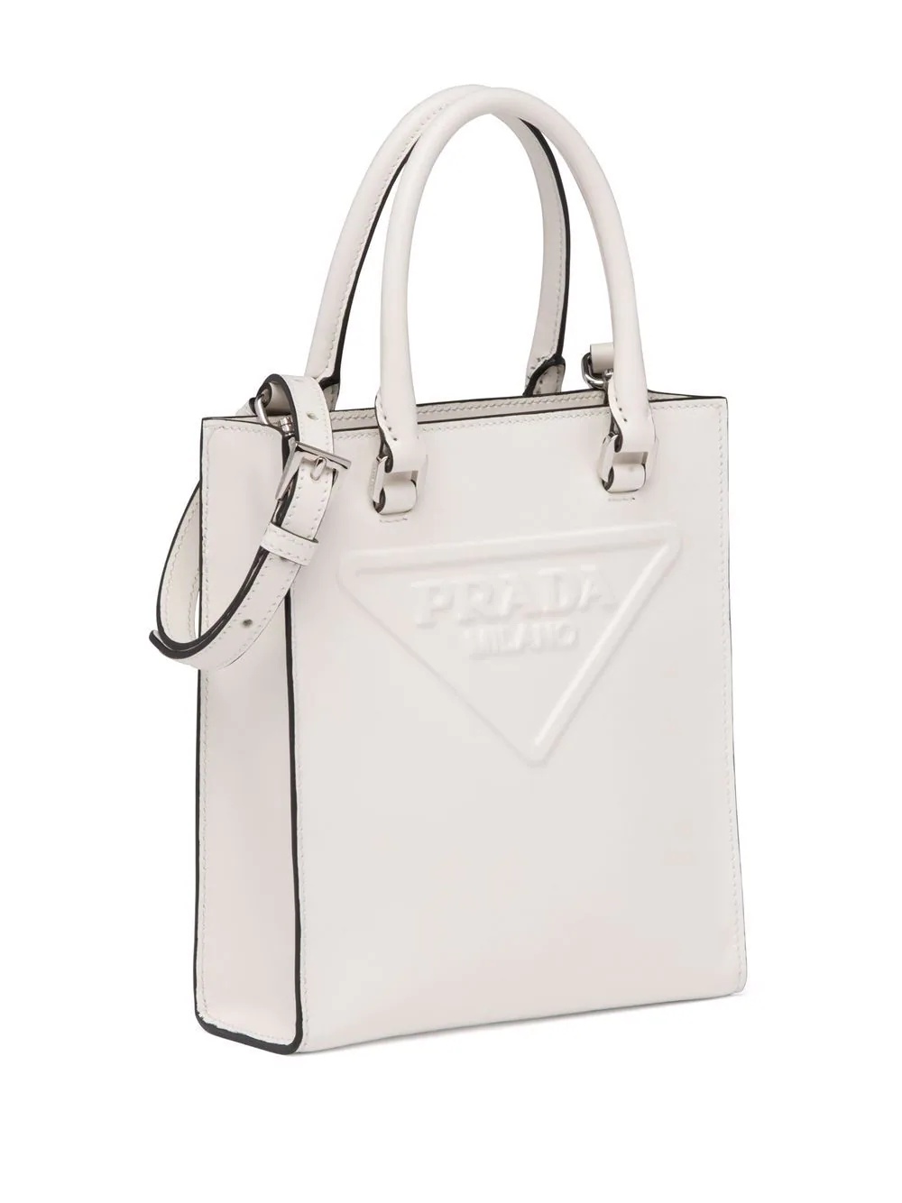 logo-embossed tote bag - 3