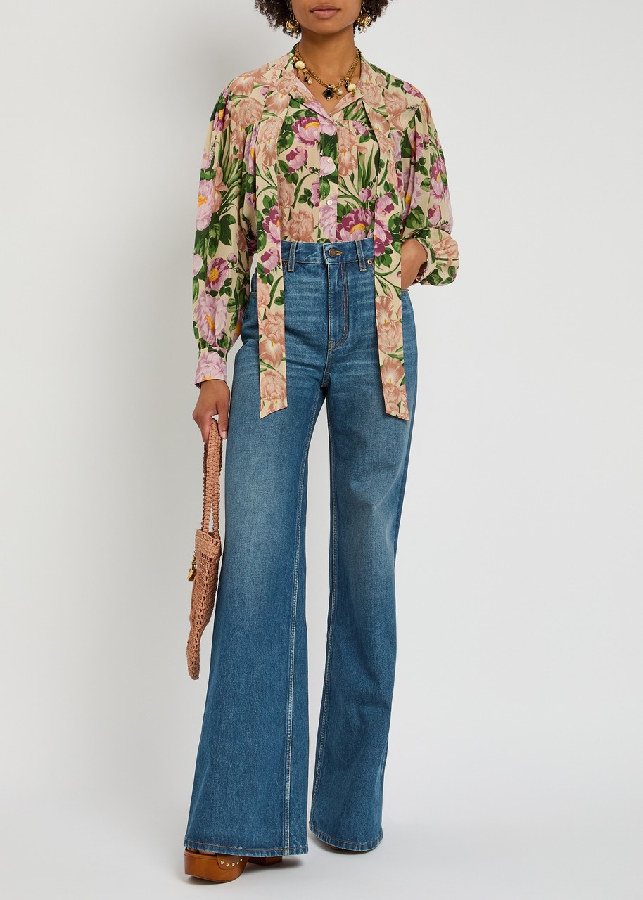 Chloe Flared-leg Jeans - 4