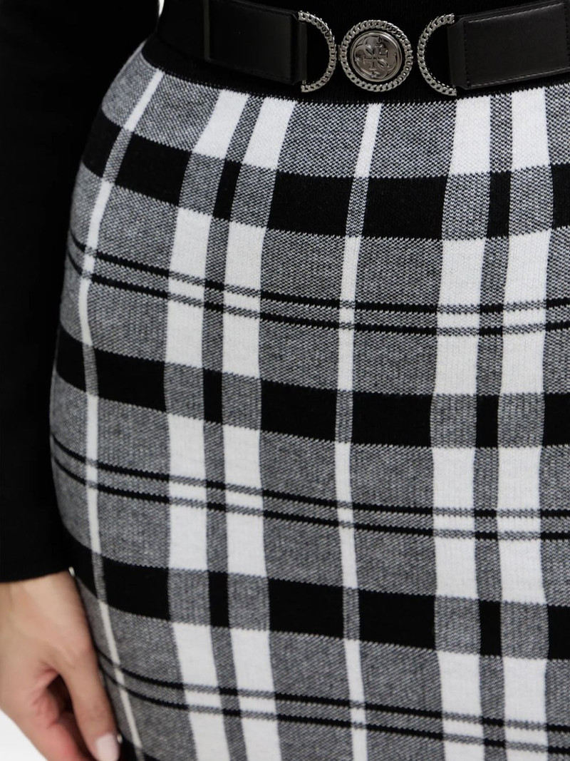 cutout plaid mini dress 5
