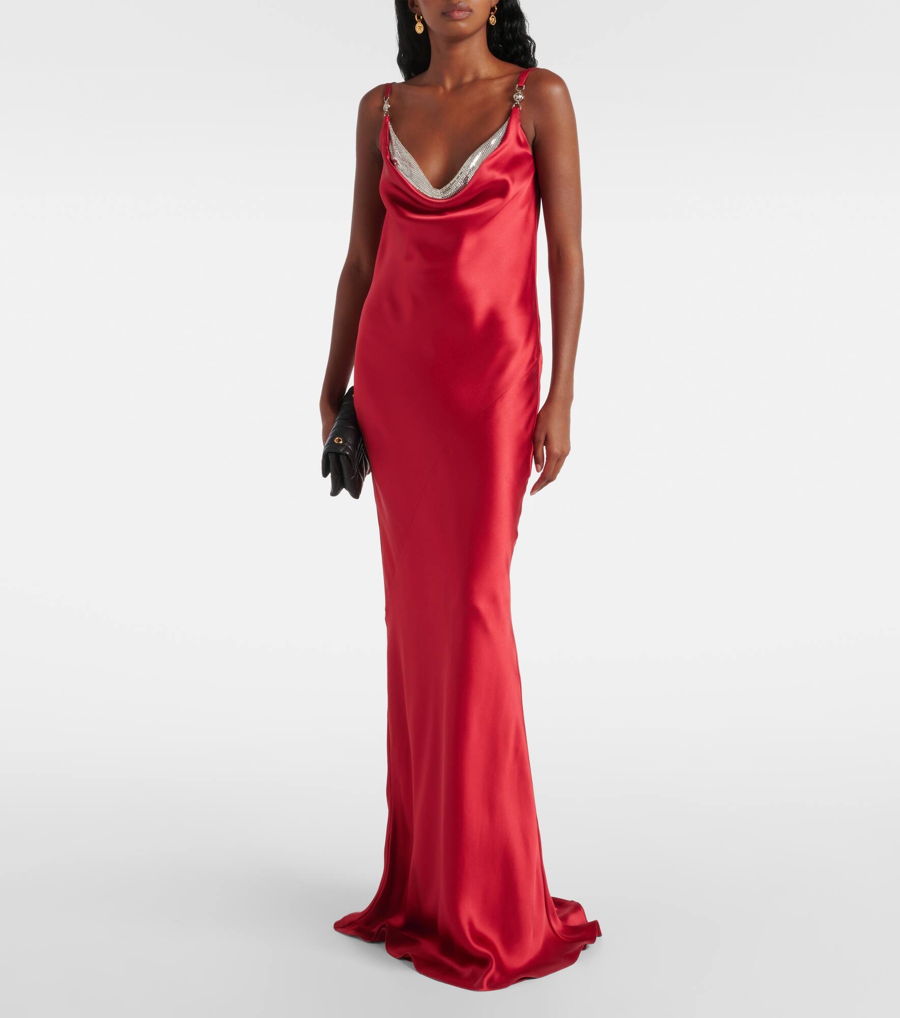 Silk satin gown - 2