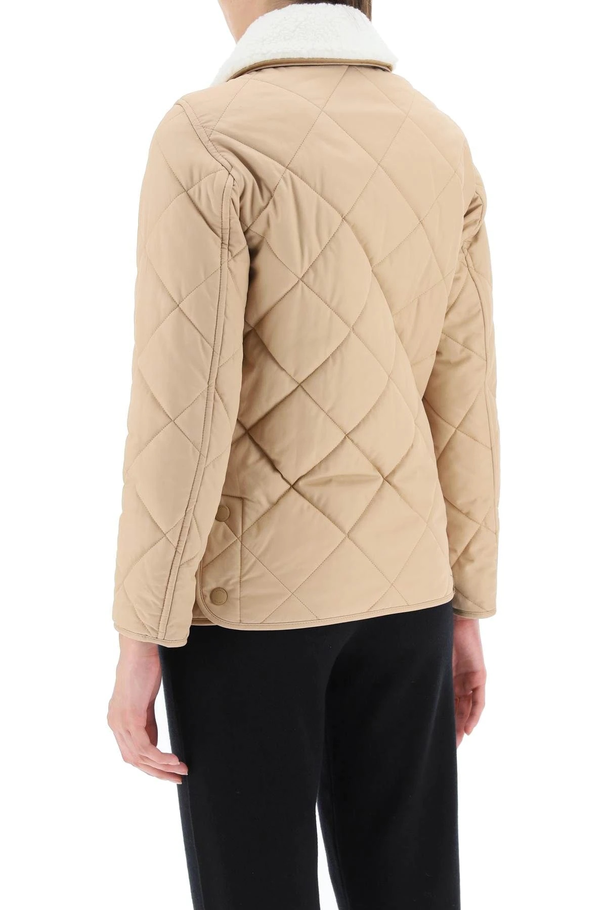 QUILTED GABARDINE JACKET - 4