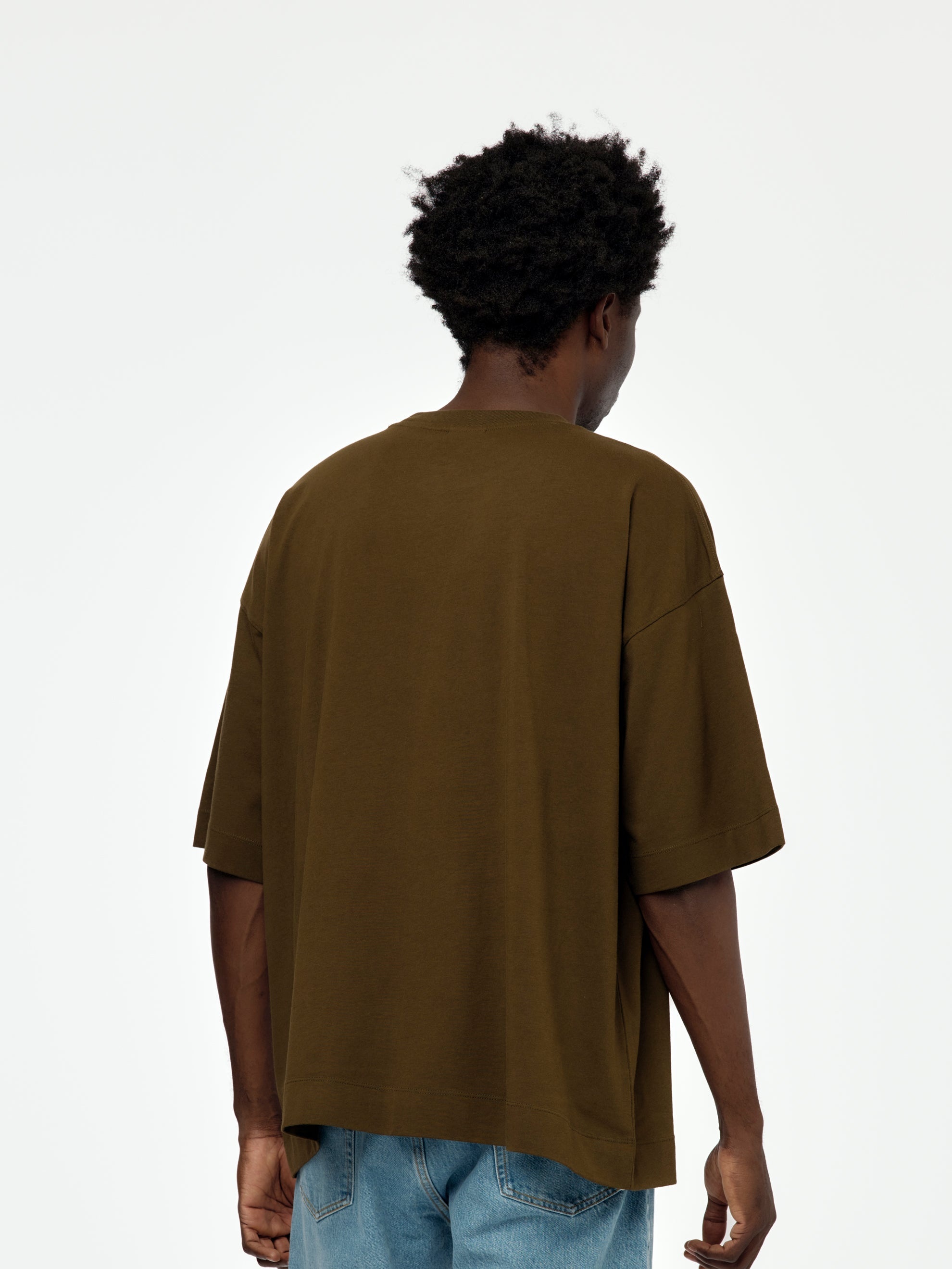 HEN S/S T-SHIRT (KHAKI) - 3