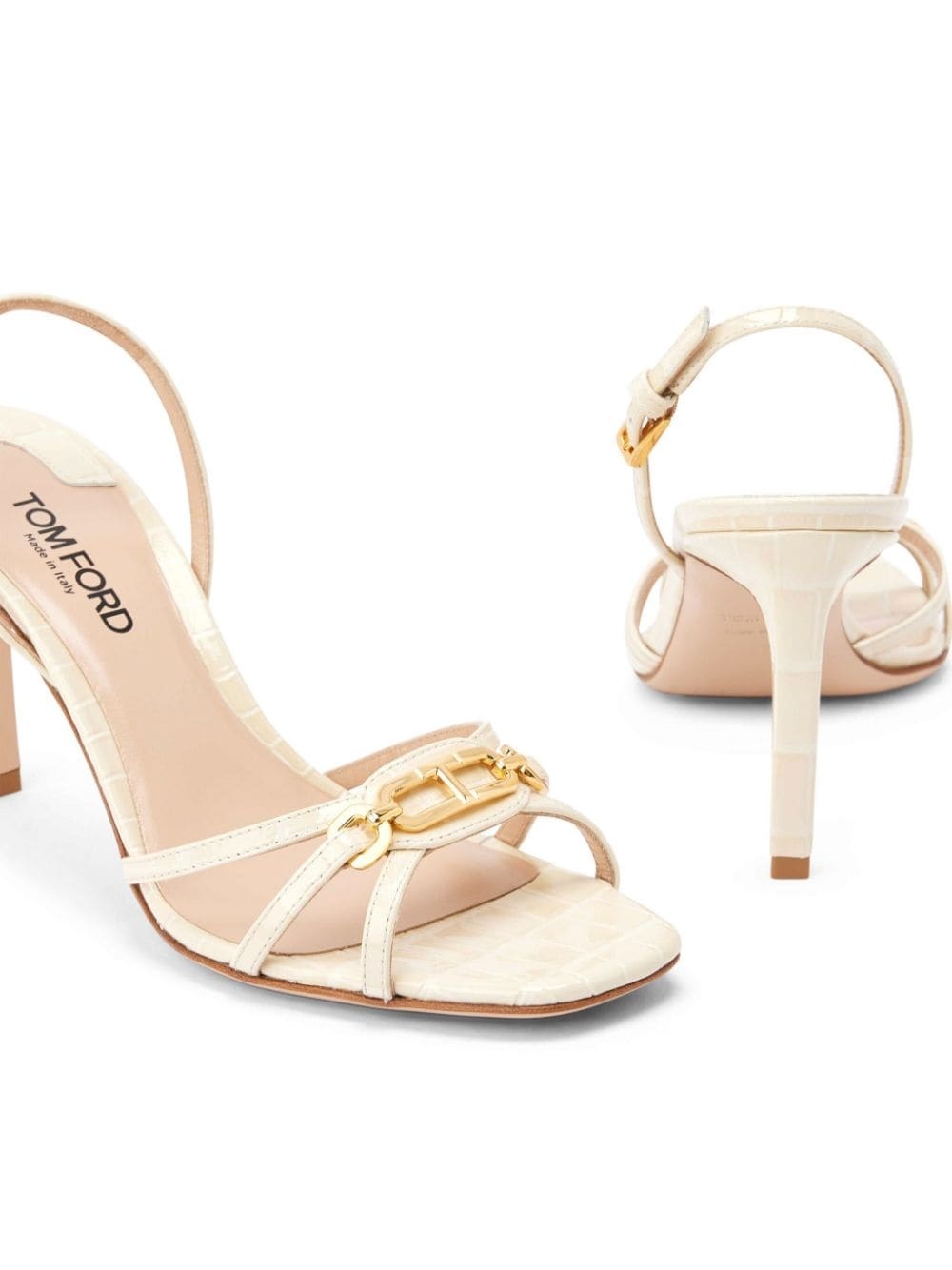 85mm Mid Heel Sandals - 4