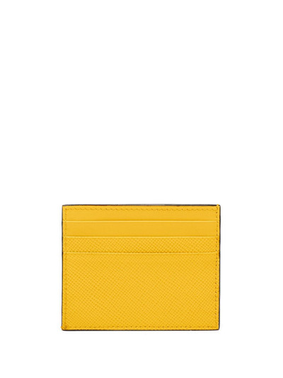 Prada logo-plaque cardholder outlook