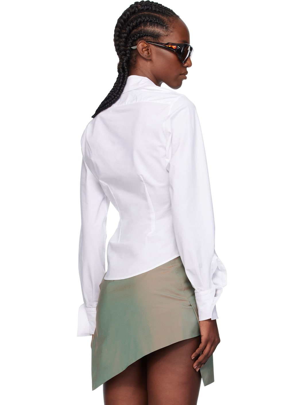 White Drunken Shirt - 3