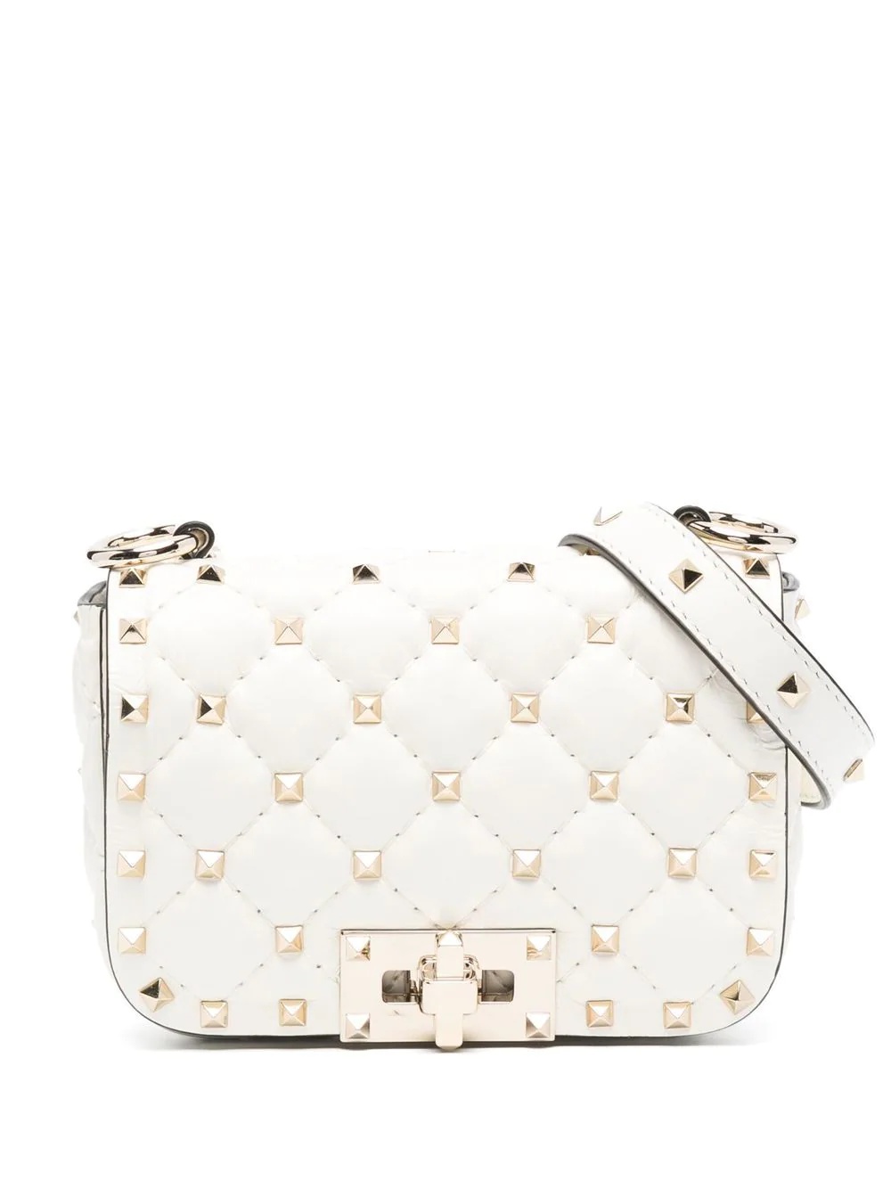 Rockstud quilted shoulder bag - 6