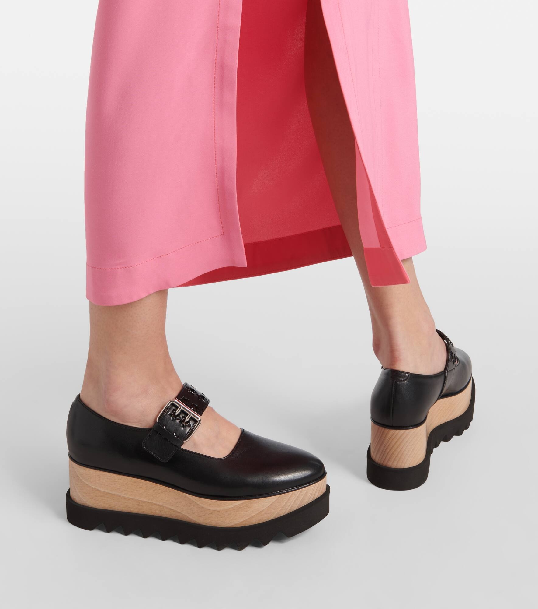 Elyse Eco Alter Mat leather platform sneakers - 7