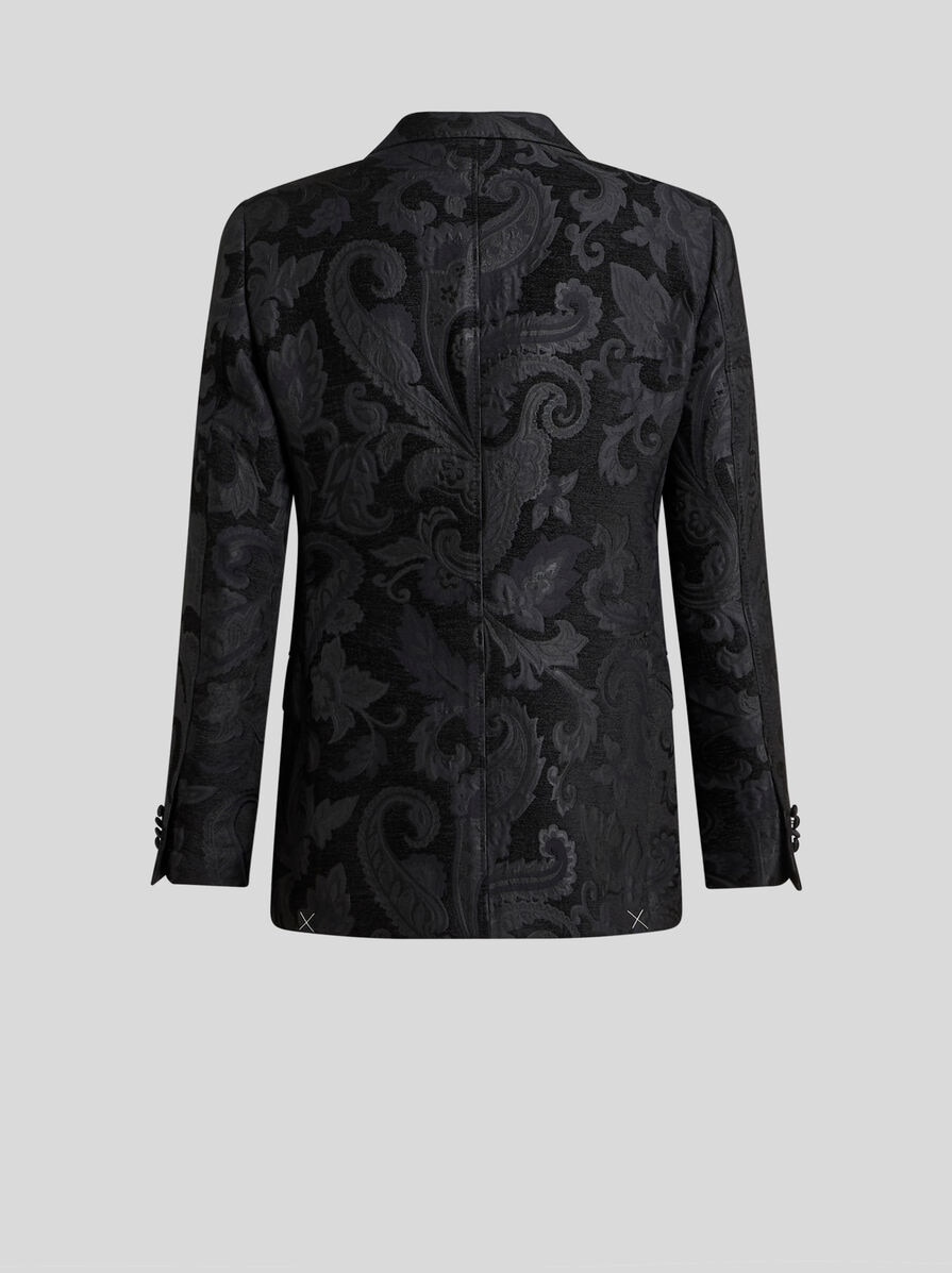 FLORAL LEAFY BLAZER WITH LINING - 5