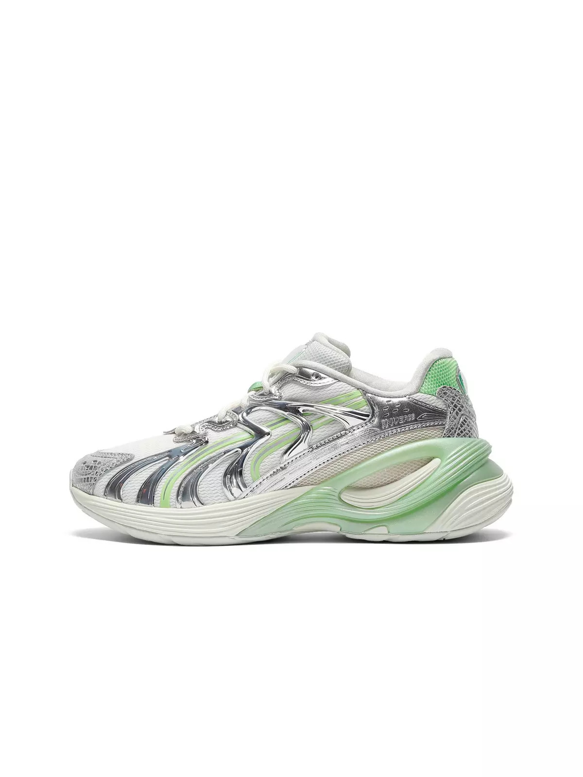 PUMA Inverse Light Beam "Warm White/Spring Fern/Sage Frost" Women's Shoe - 2
