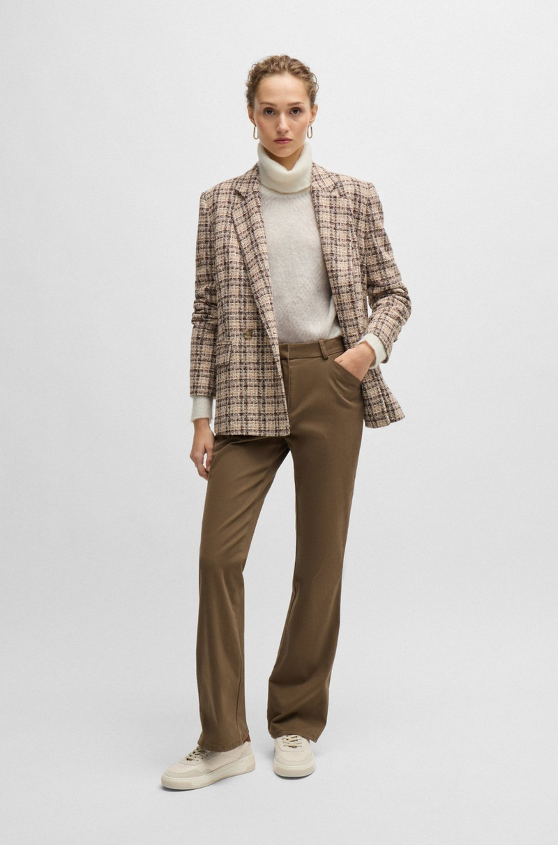 BOSS ARGYLE SWEATER IN A TEXTURED-WOOL BLEND outlook