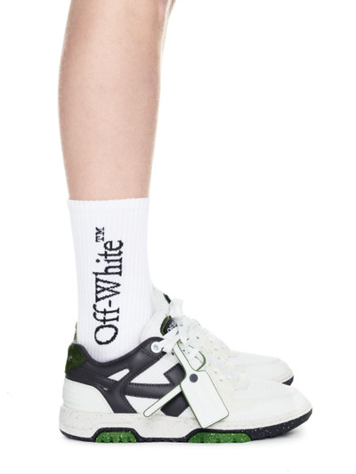 Off-White Slim Out Of Office White/forest Green outlook