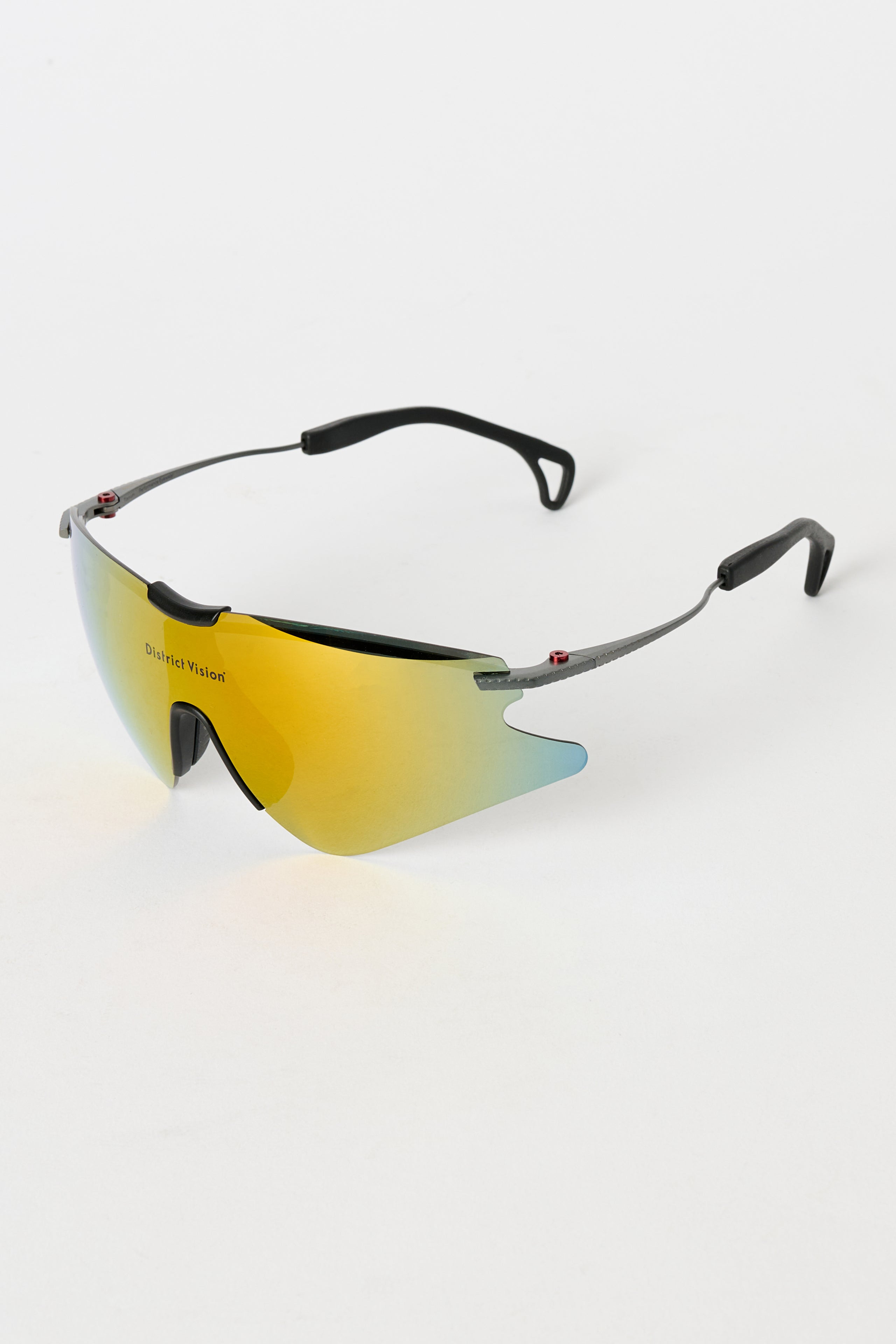 DISTRICT VISION KOHEI AERO BLADE TI GRAPHITE/D+ AMBER MIRROR - 2