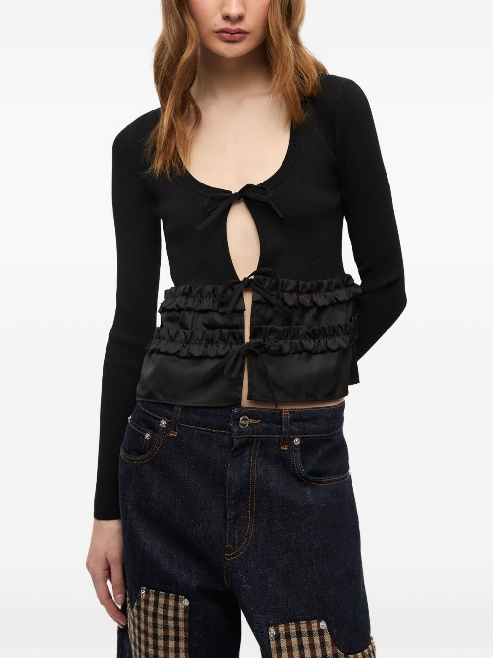 ruffle-hem blouse - 3