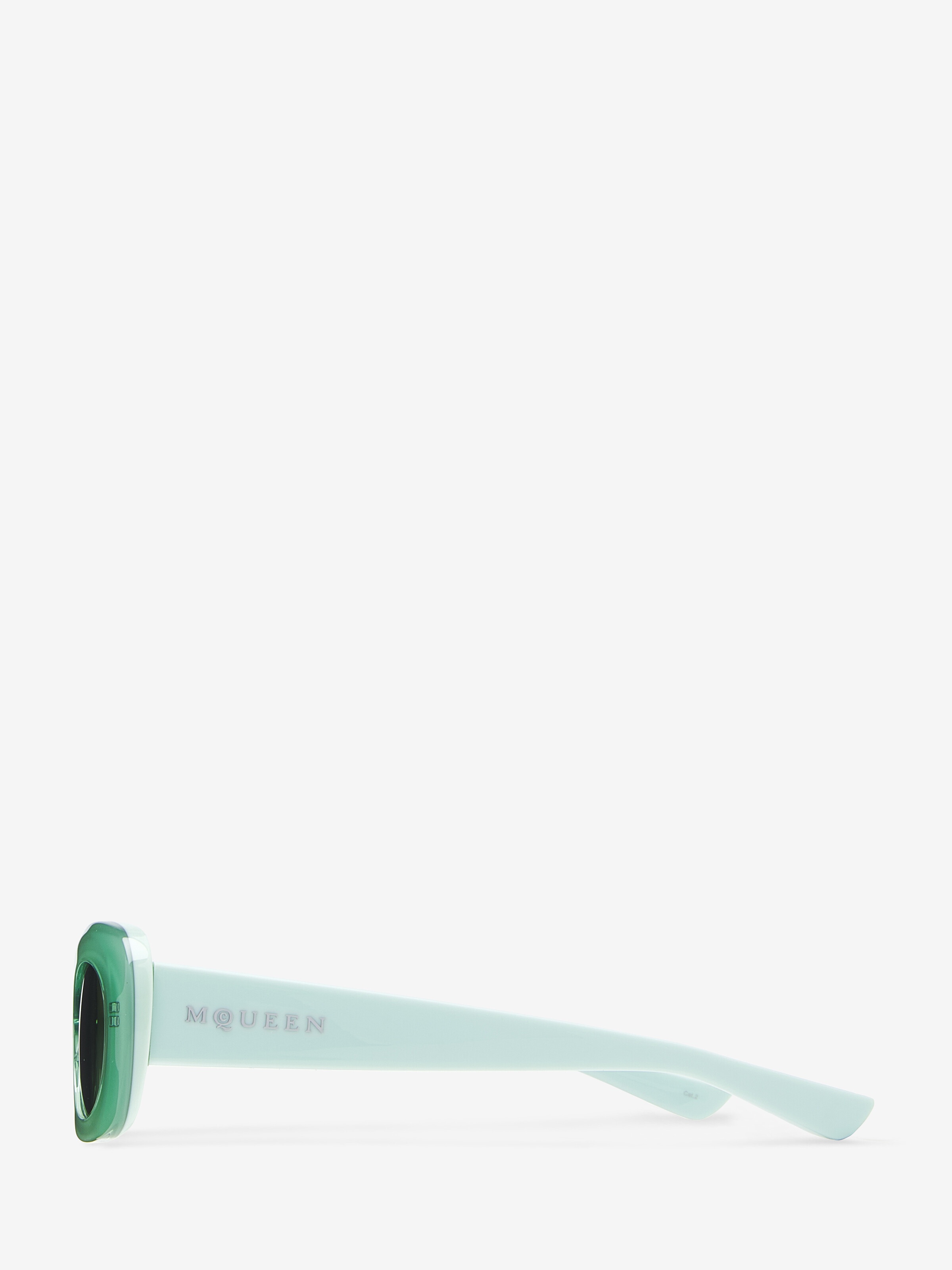 McQueen Logo Oval Sunglasses - 4