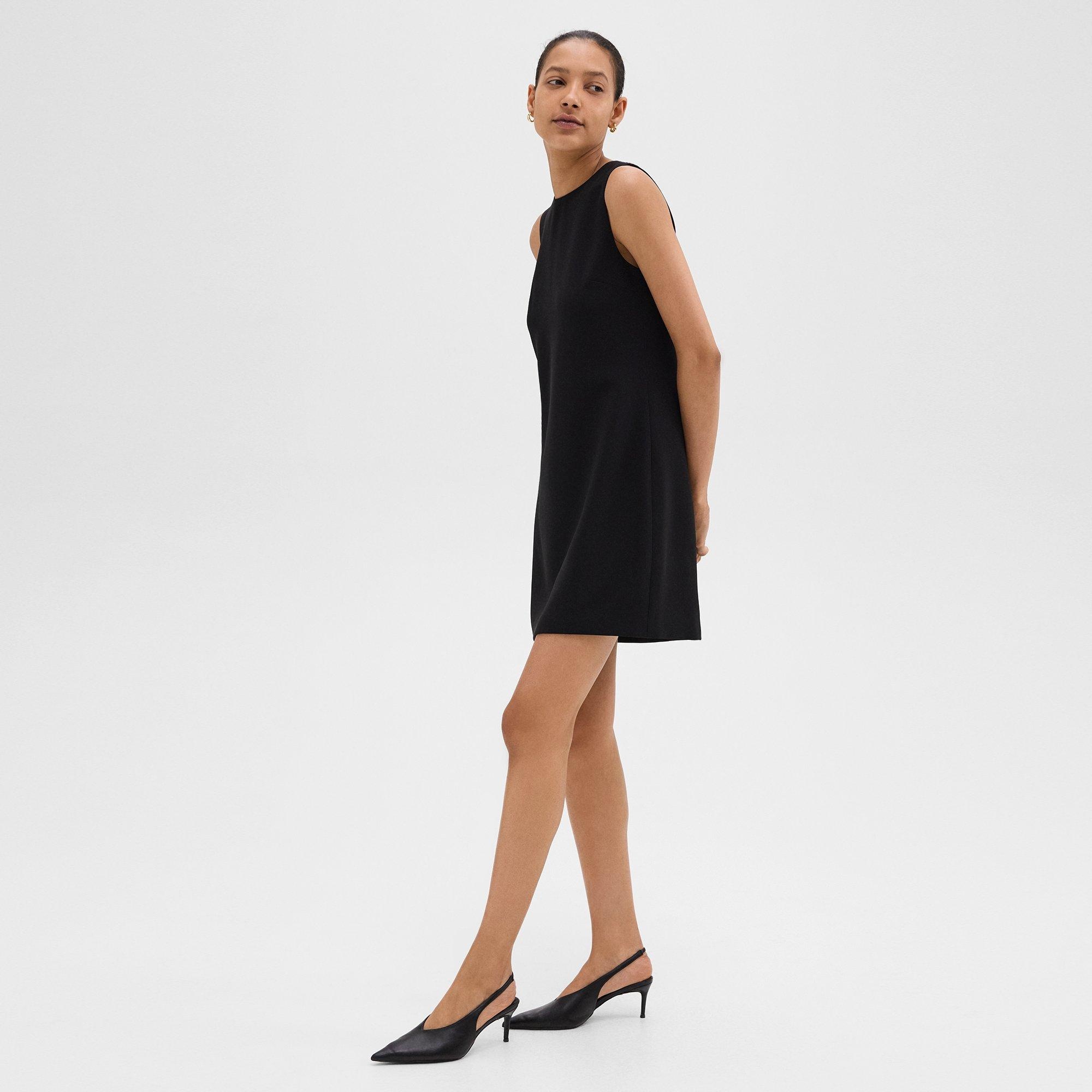 Shift Dress in Admiral Crepe - 2