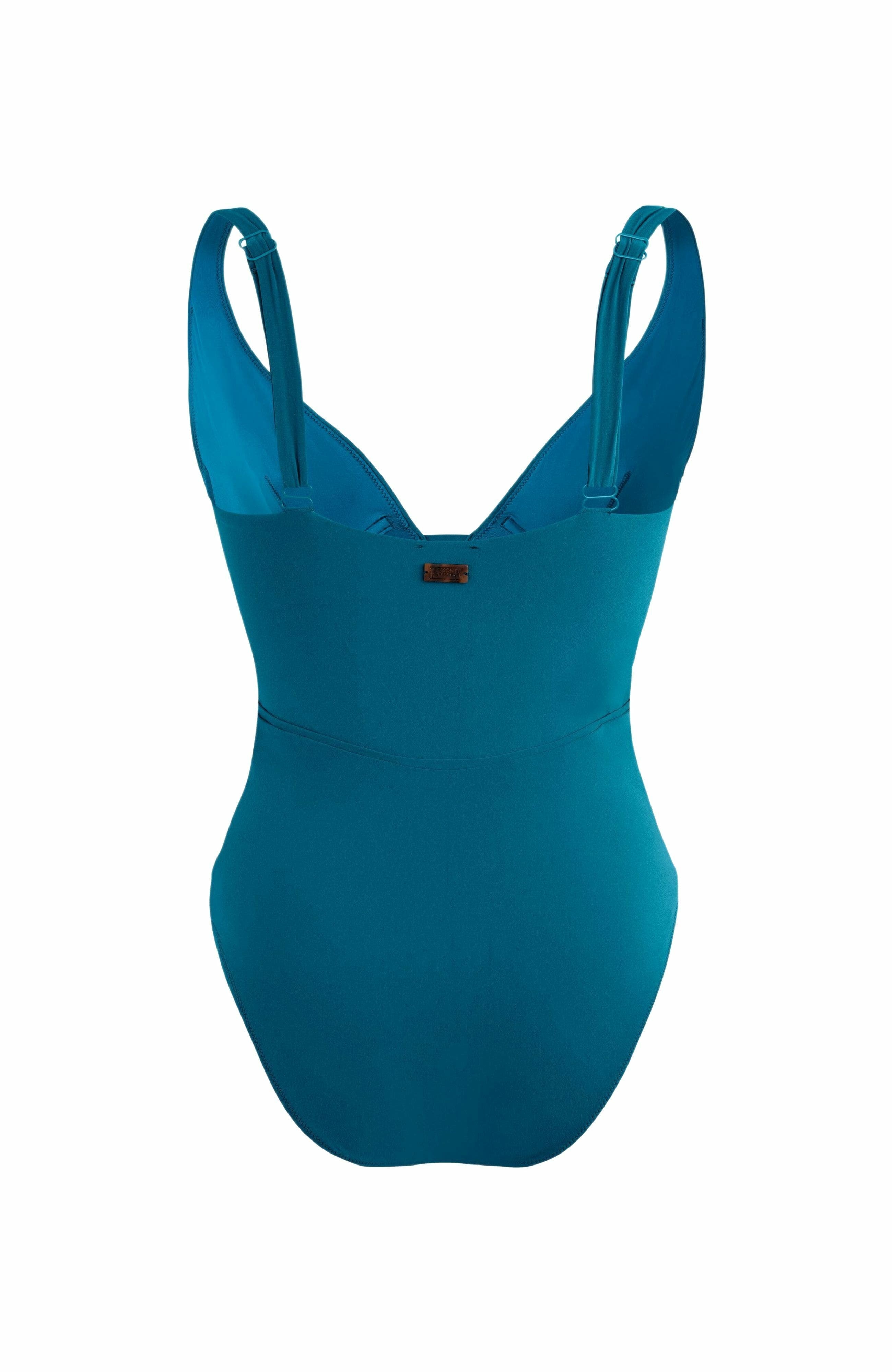 Vilebrequin Women's Solid Halter One-Piece Swimsuit in Paon at Nordstrom - 3