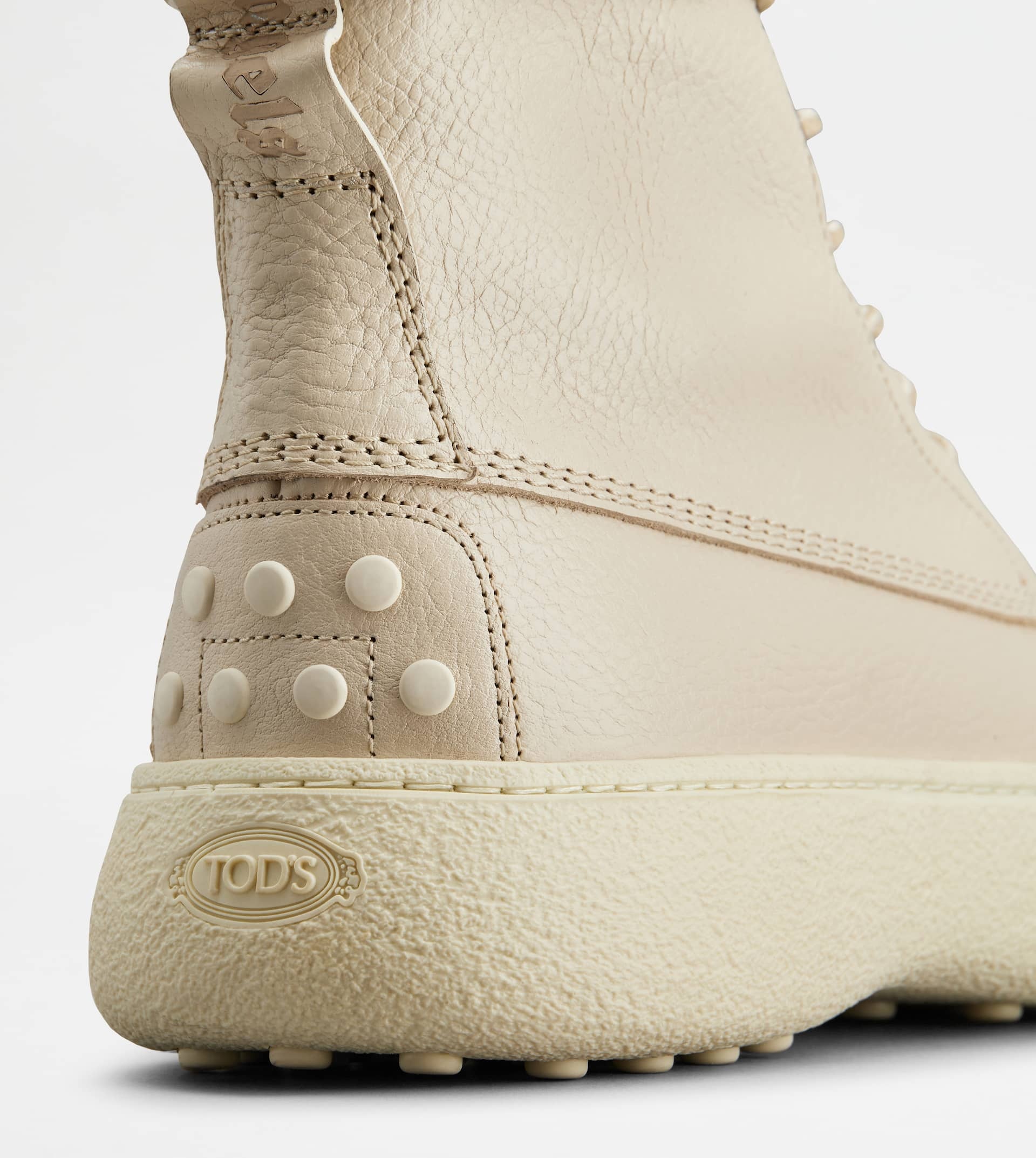 TOD'S W. G. ANKLE BOOTS TOD'S X 8 MONCLER PALM ANGELS IN LEATHER - WHITE - 5