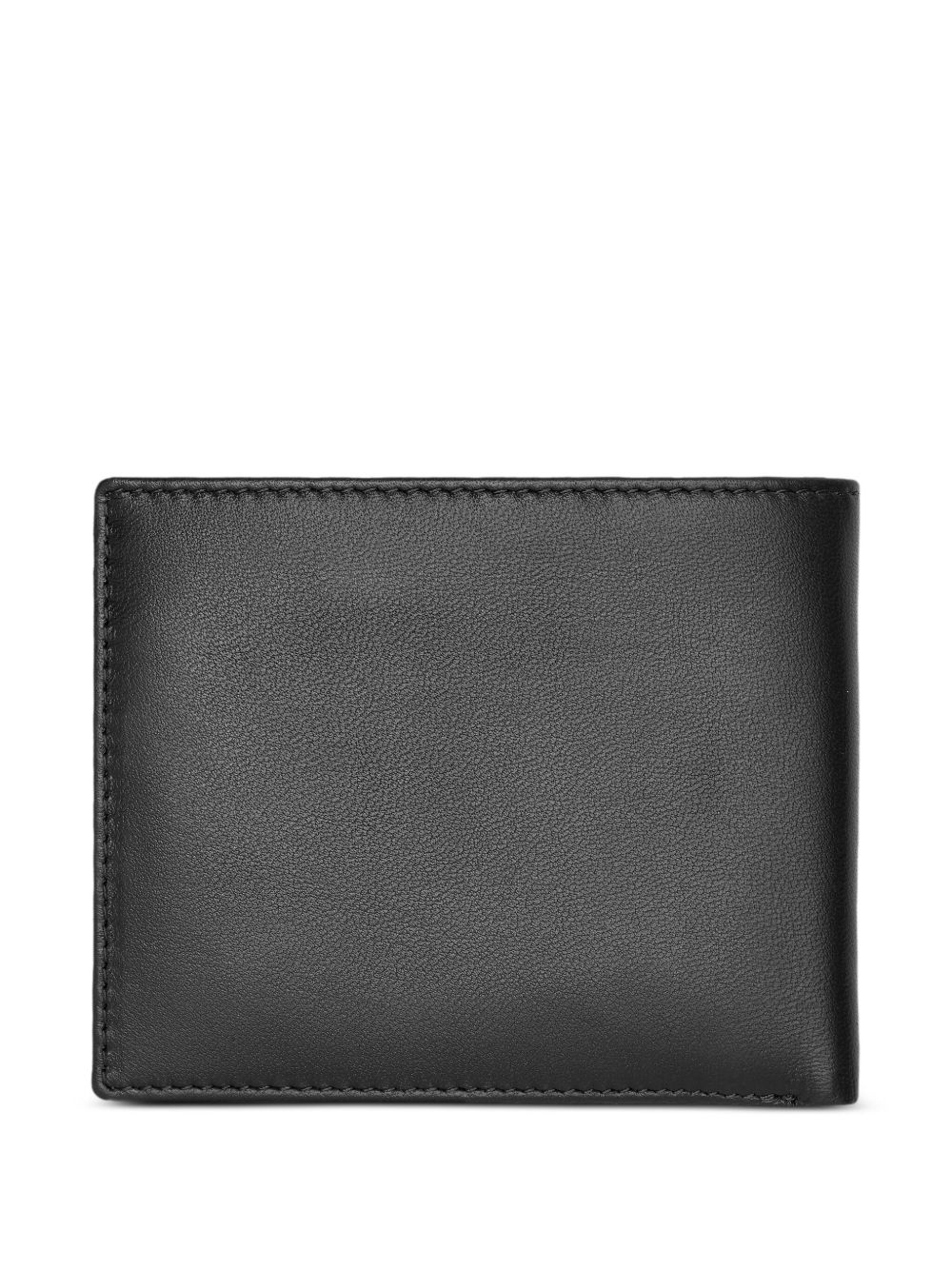 logo-print leather wallet - 2