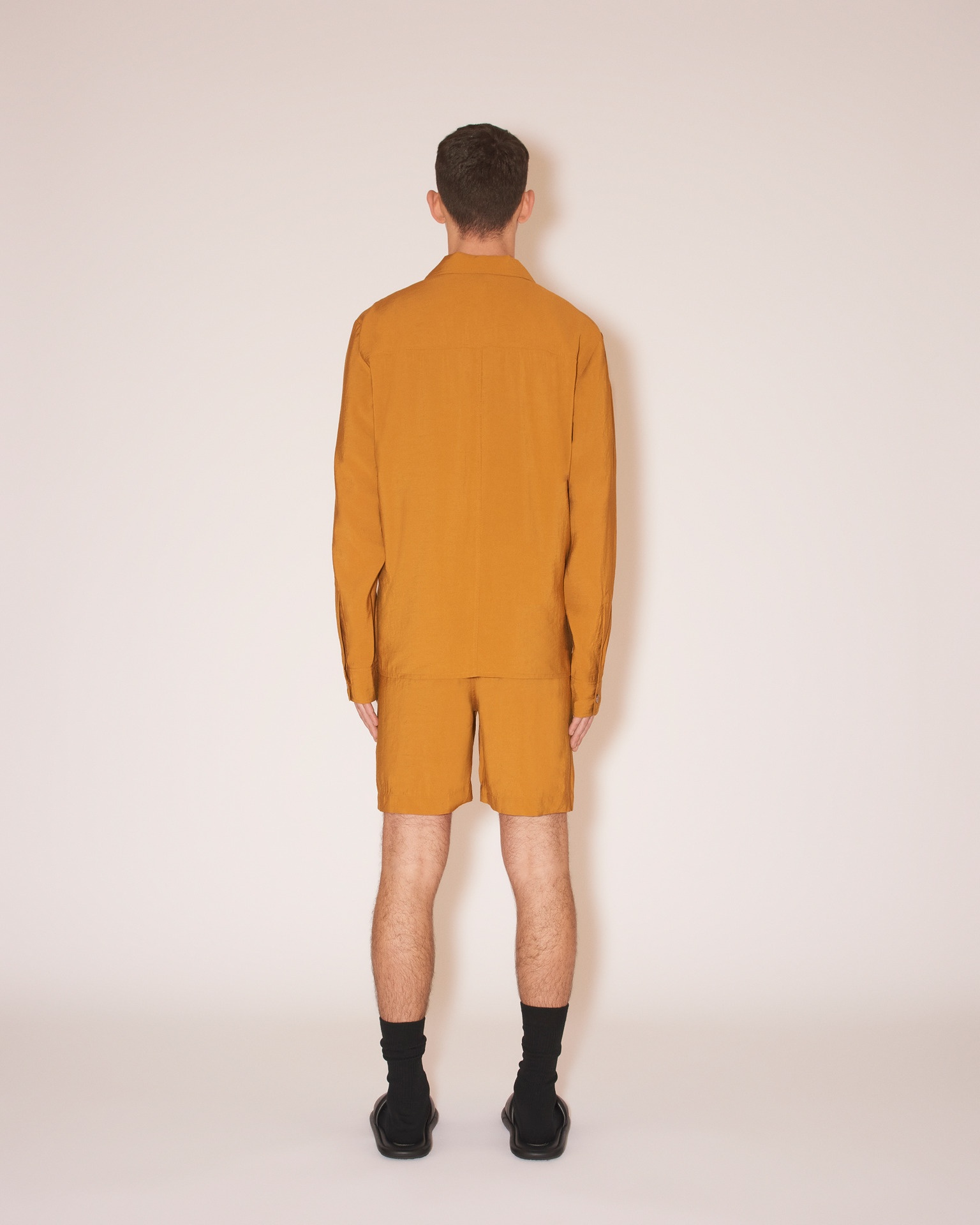 DOXXI - Pongee shorts - Caramel - 4