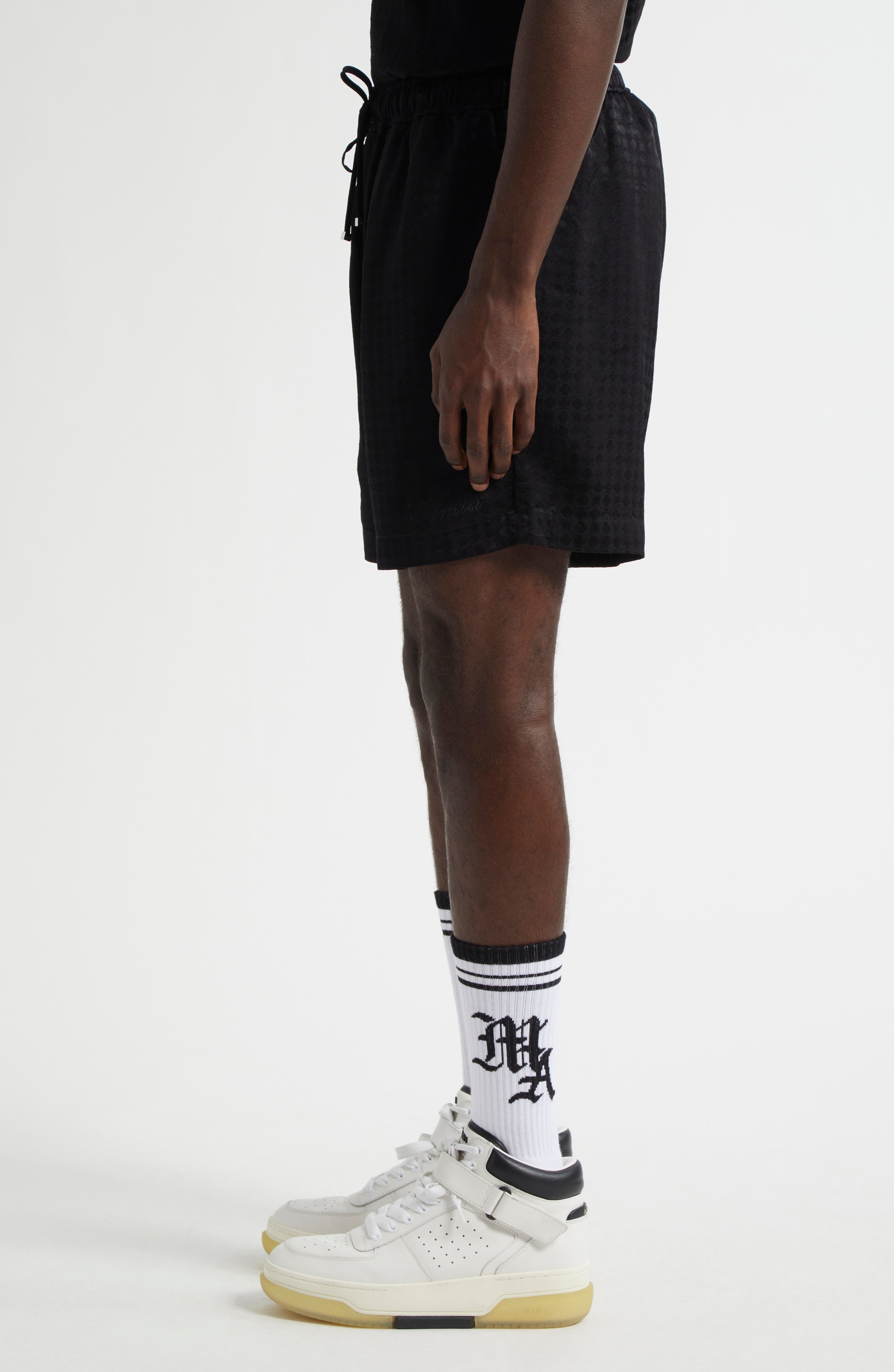 AMIRI MA Quad Jacquard Shorts in Black at Nordstrom - 4
