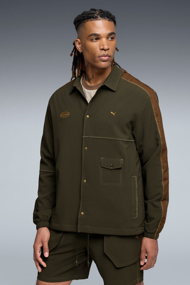 PUMA PUMA x BODEGA T7 Men's Coach's Jacket outlook