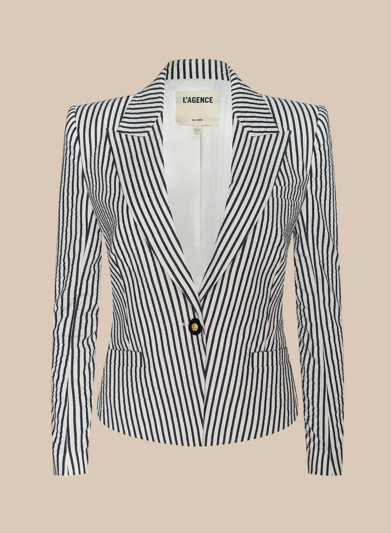 Misa Seersucker Blazer - 1