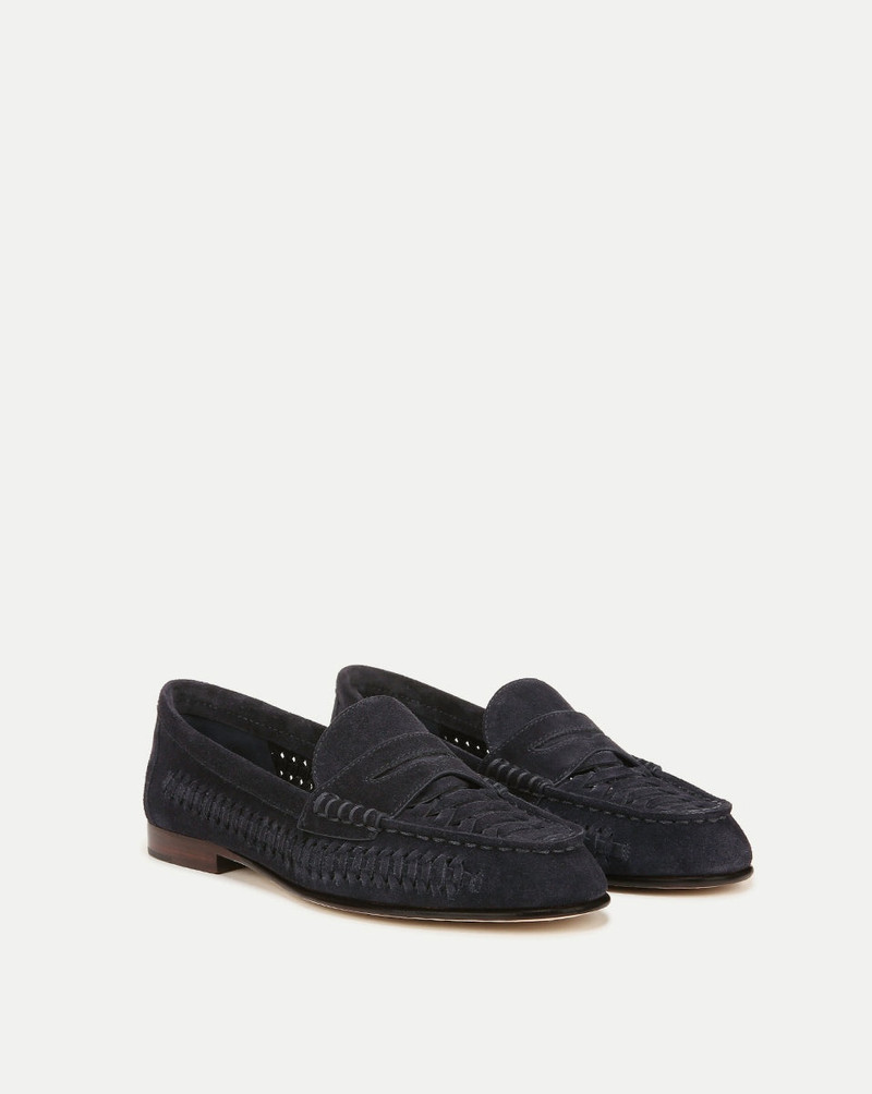 PENNY WOVEN SUEDE LOAFER 2