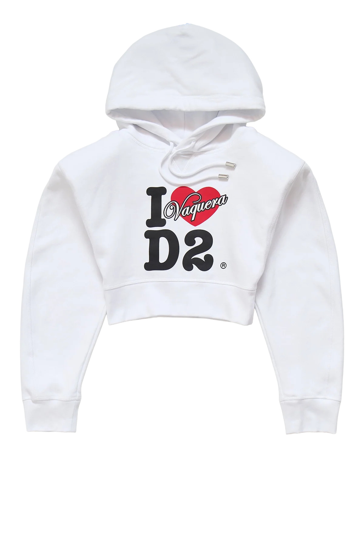 Dsquared2 Vaquera Gimy Dean Hoodie White - 2