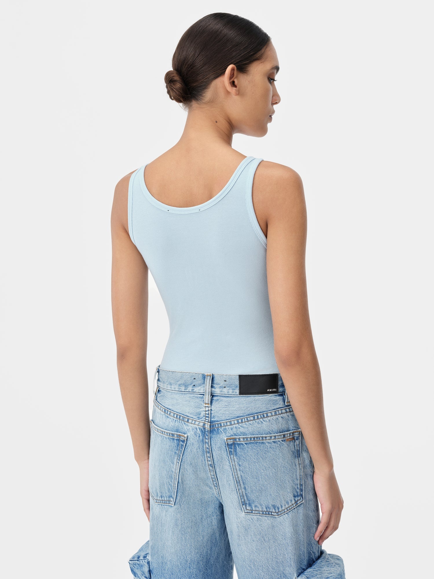 AMIRI STACKED RIBBED TANK - 4