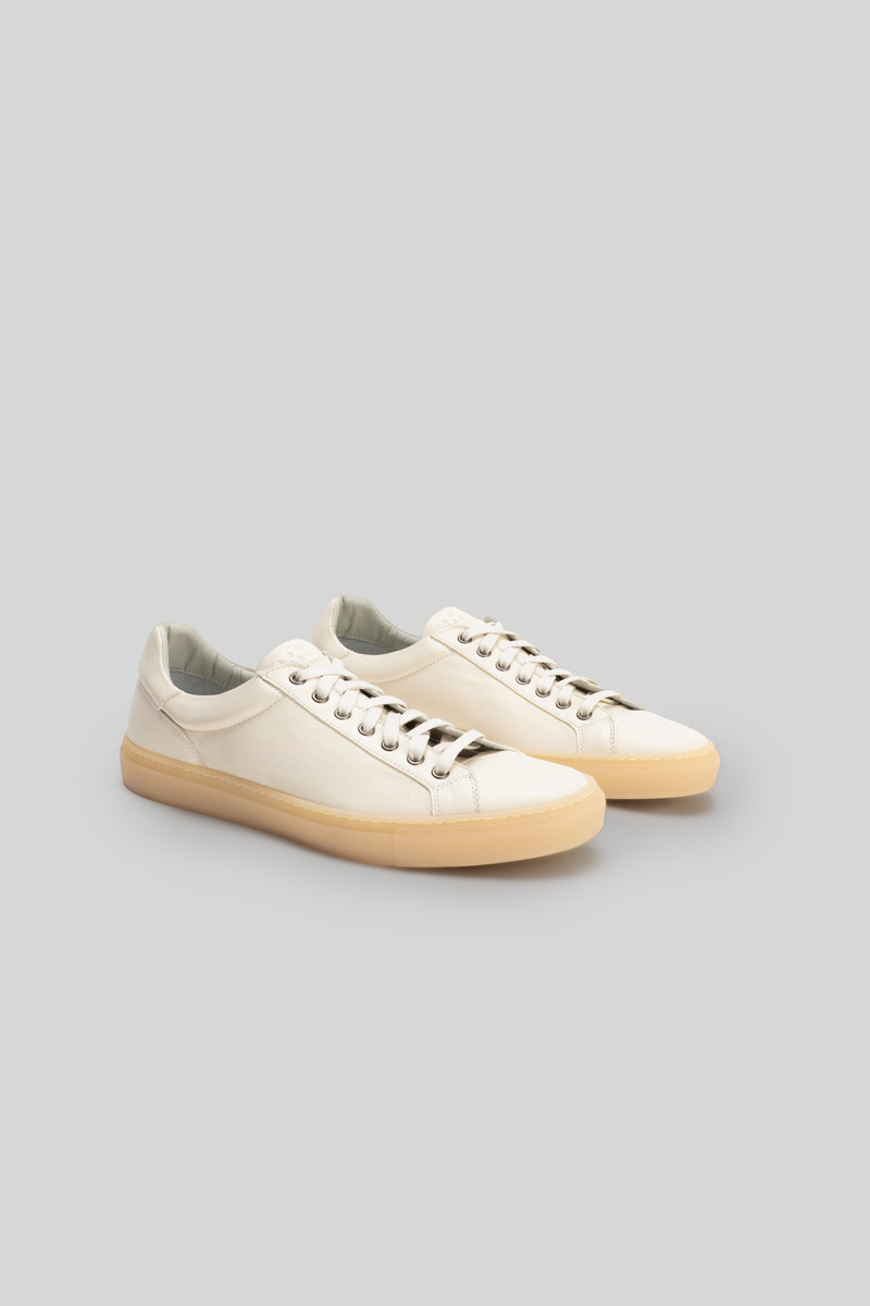 ROBERT BARAKETT Terrence Washed Leather Sneaker outlook