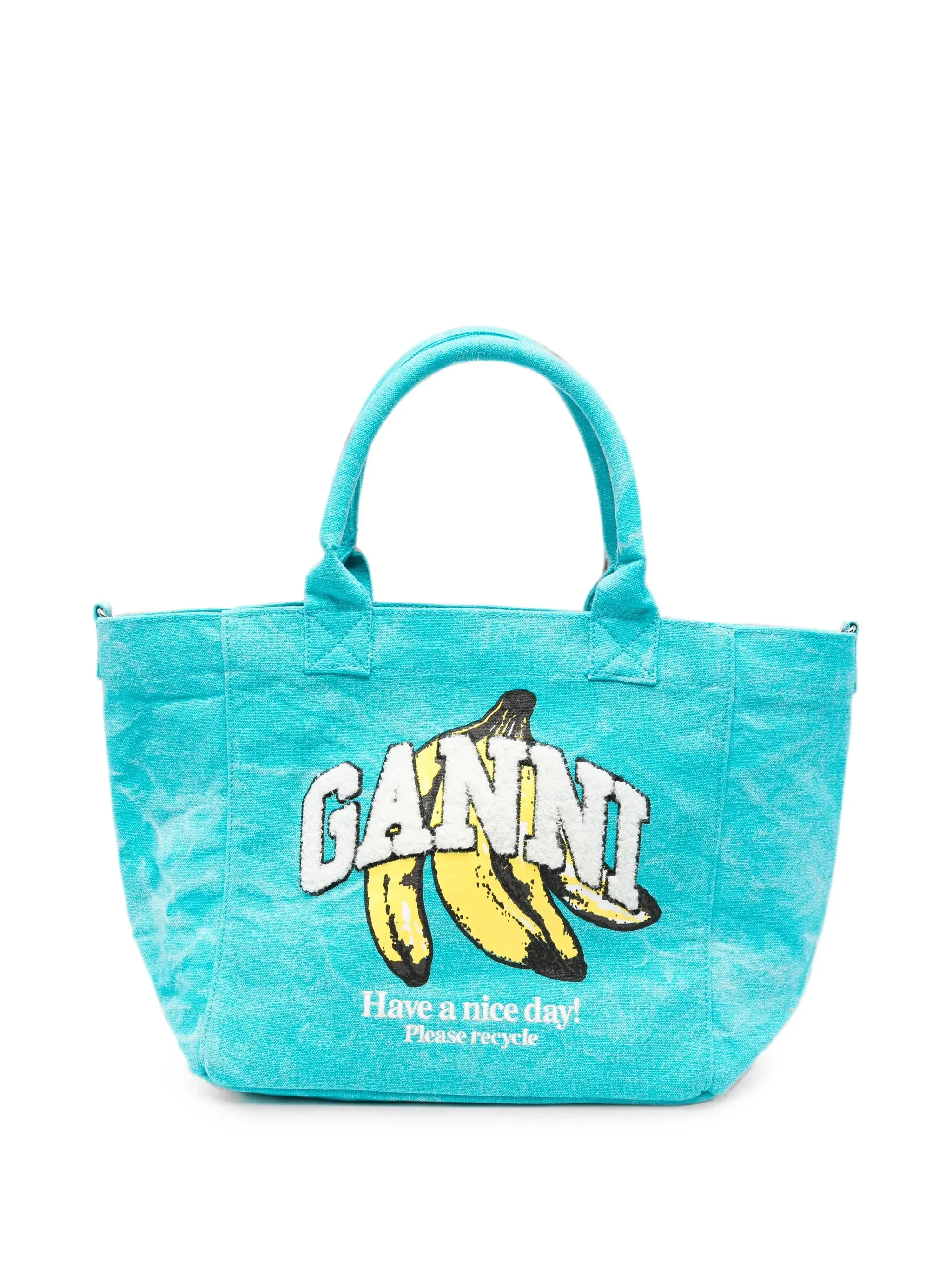 Ganni Logo-print Tote Bag - 1