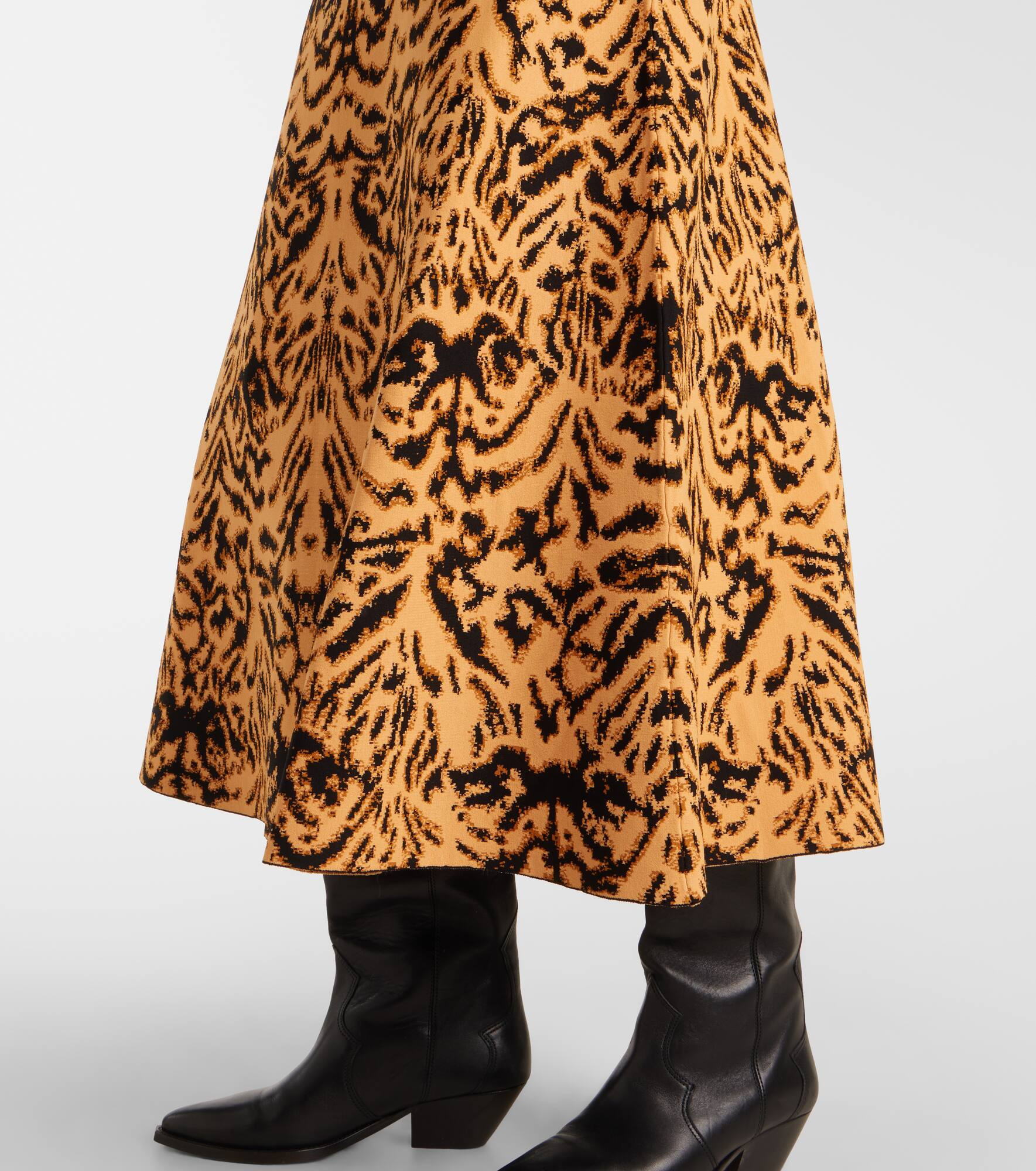 Lani jacquard midi skirt - 5
