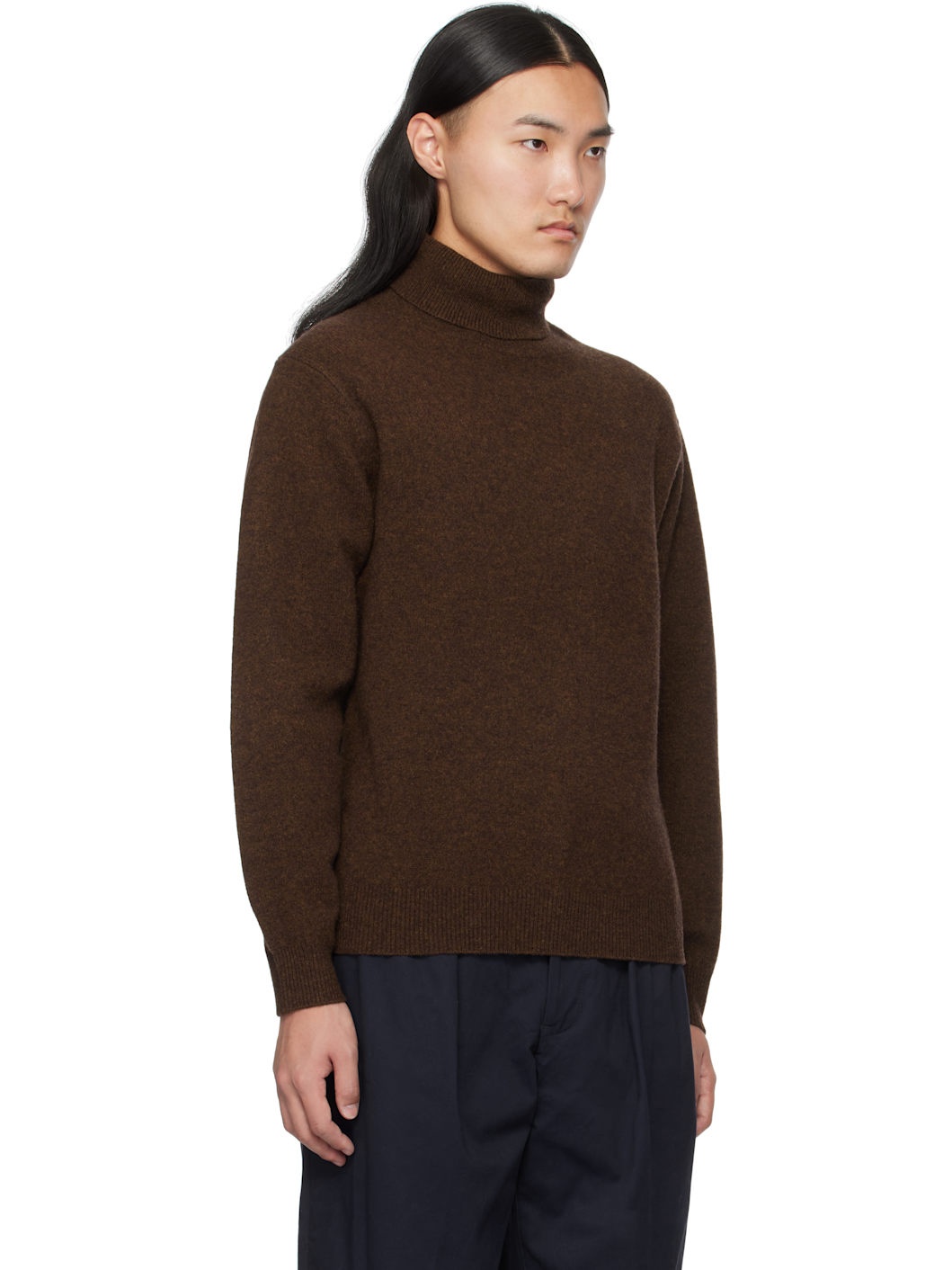 Brown 9G Turtleneck - 2