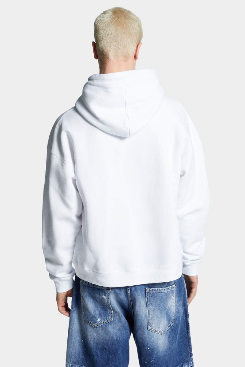 RELAX FIT SPONGE PATCH HOODIE - 4