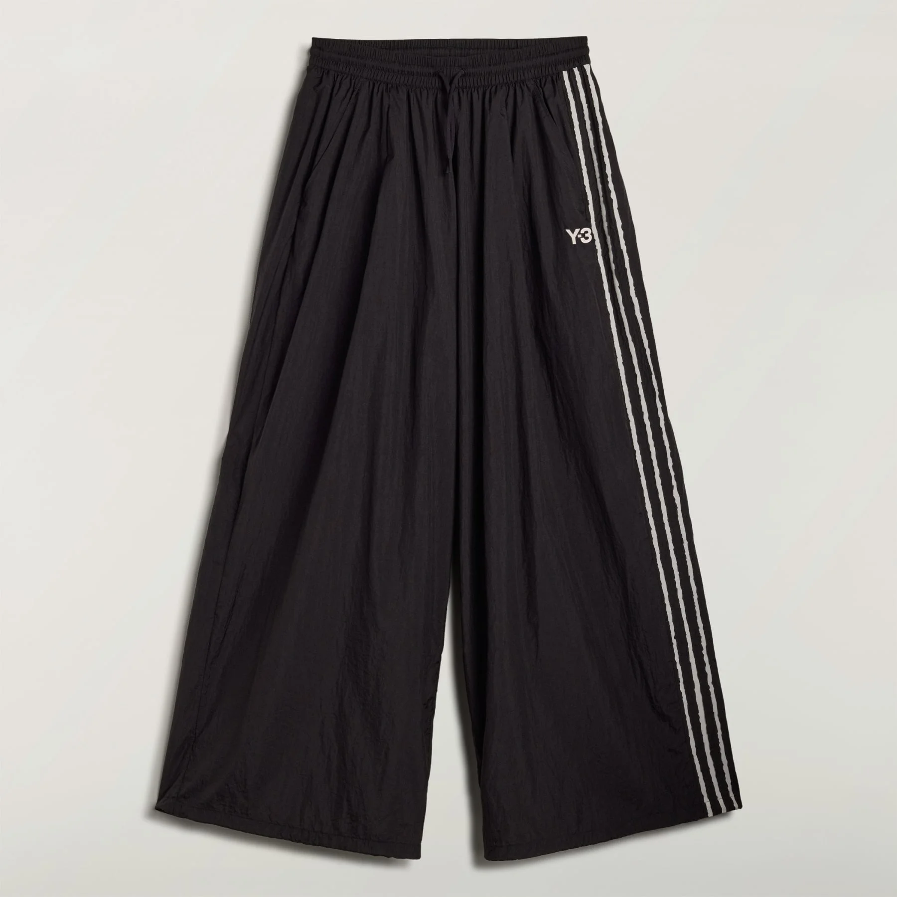 Y-3 RAW EDGE 3 STRIPES WIDE PANTS - 1