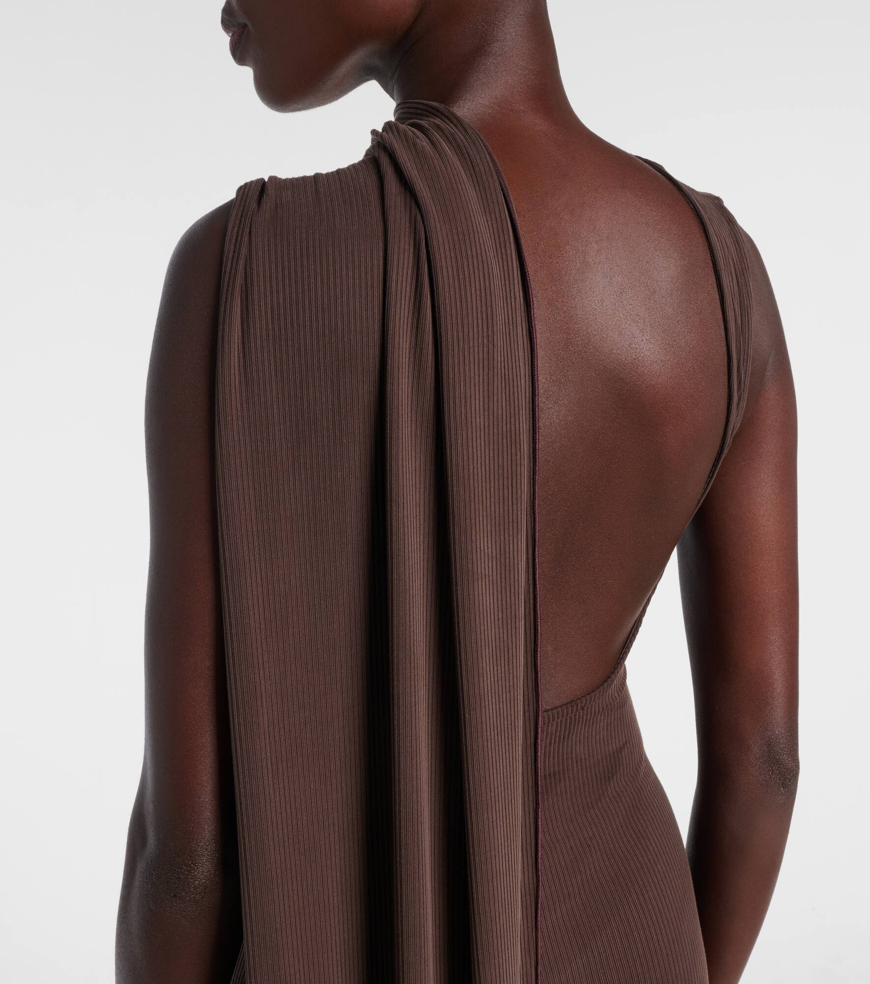 Cedar draped maxi dress - 6